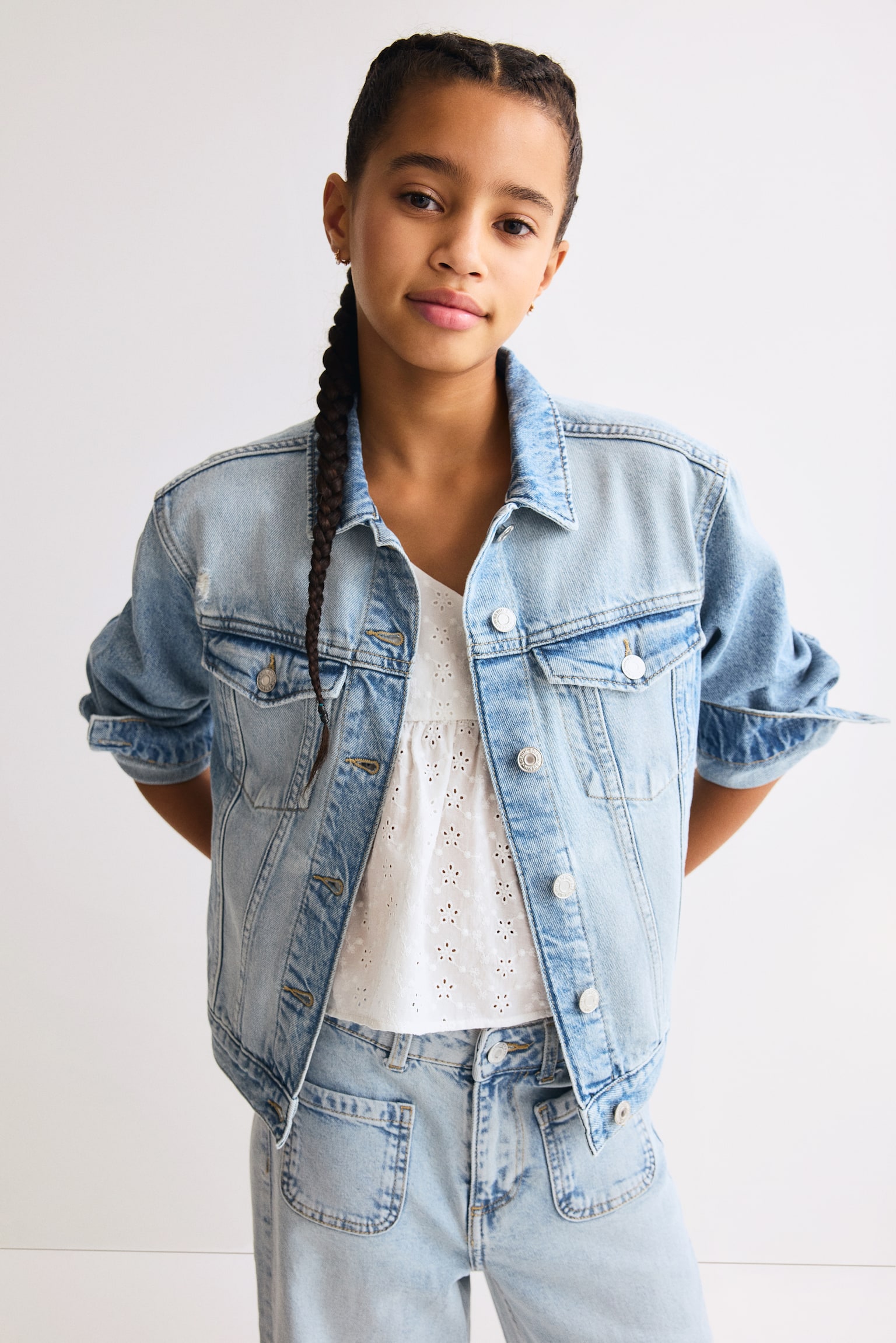 Denim jacket - Light denim blue/Denim blue/Denim grey/Blue/Denim blue - 1