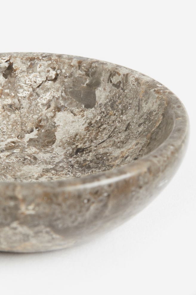 Marble salt bowl - Grey/Marble-patterned - 4
