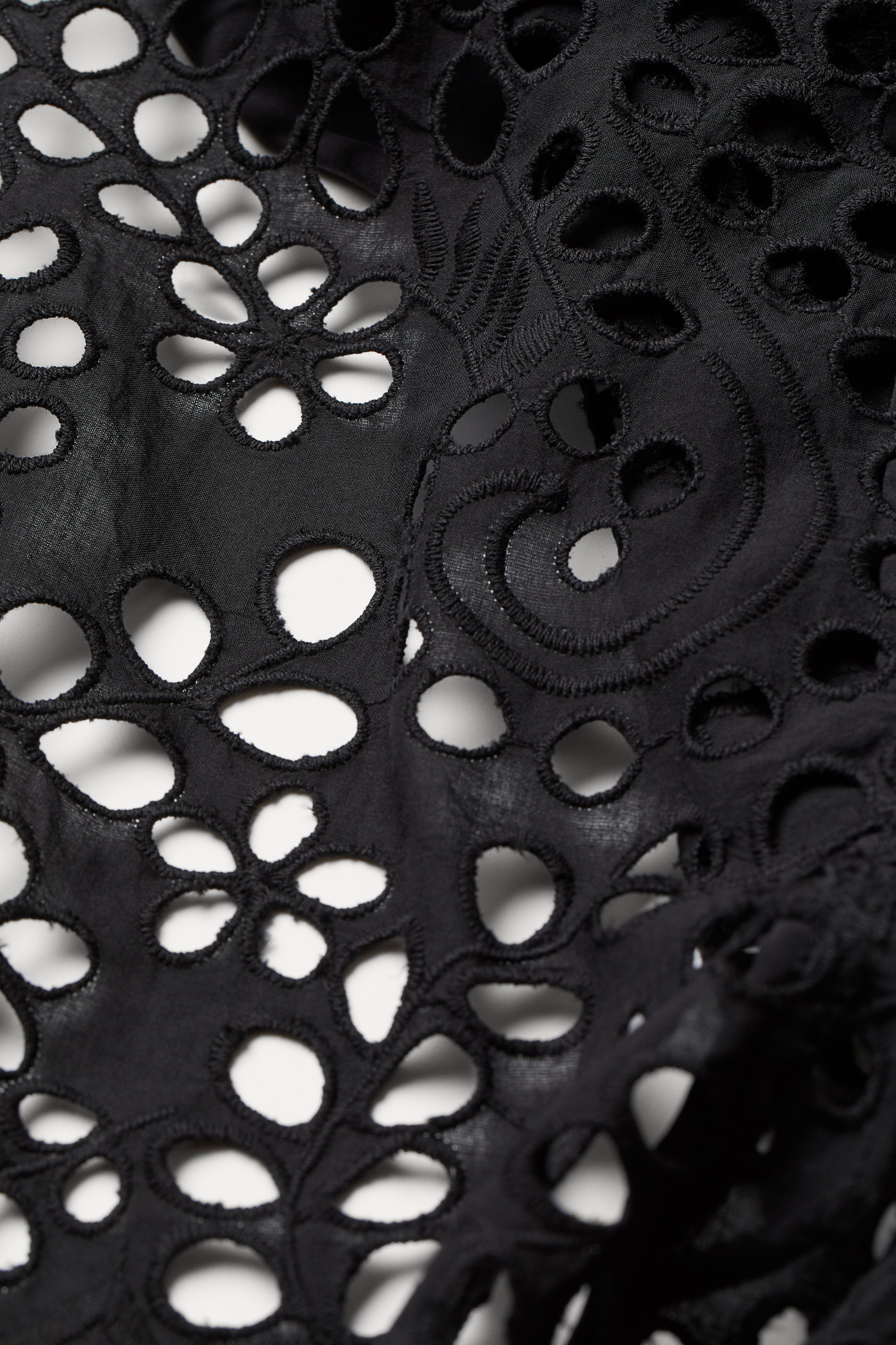 Visualizza immagine più grande: Abito con sangallo - Nero - DONNA | H&M IT 3