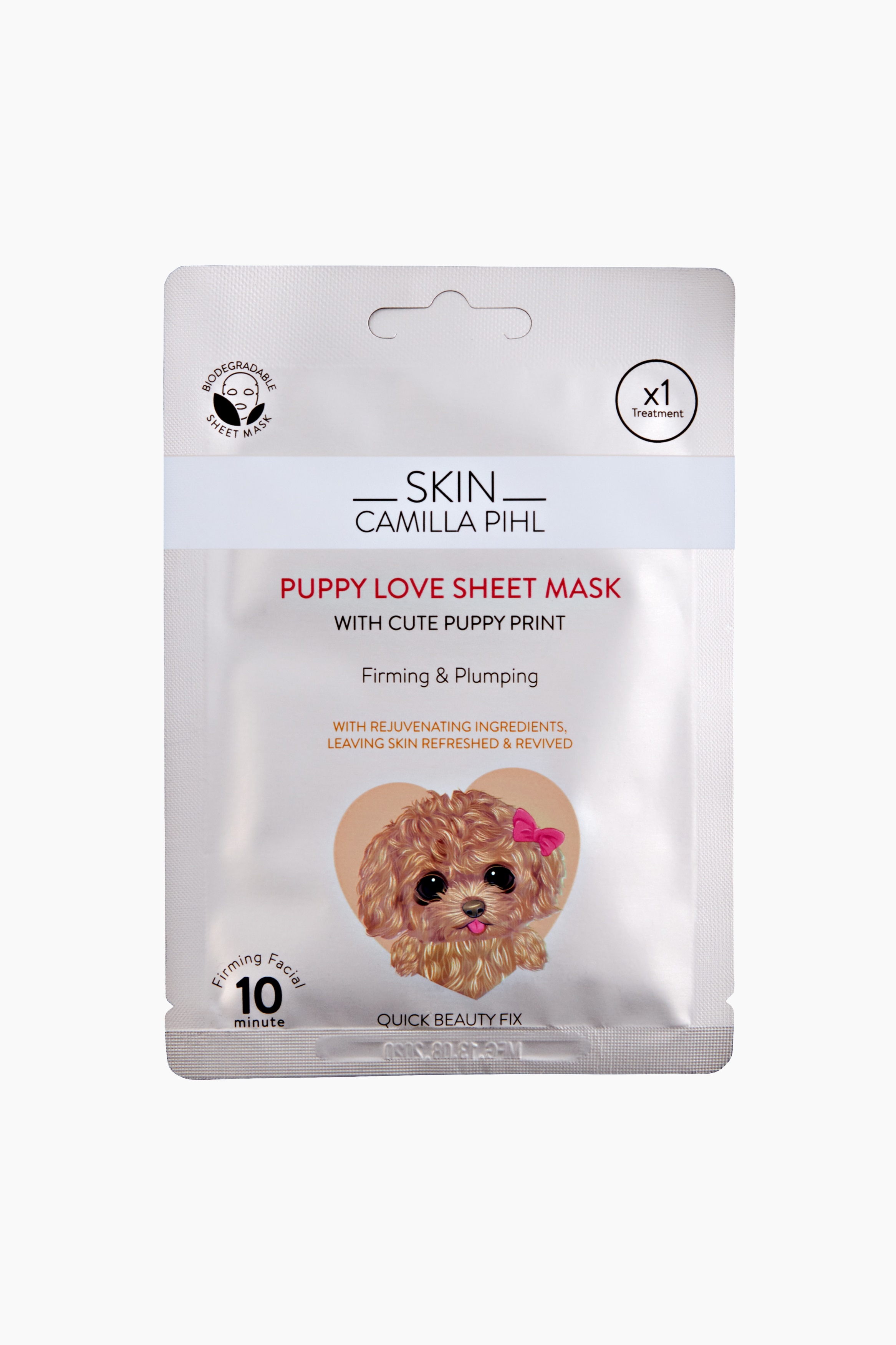 Camilla Pihl - Puppy Love Sheet Mask - Glow