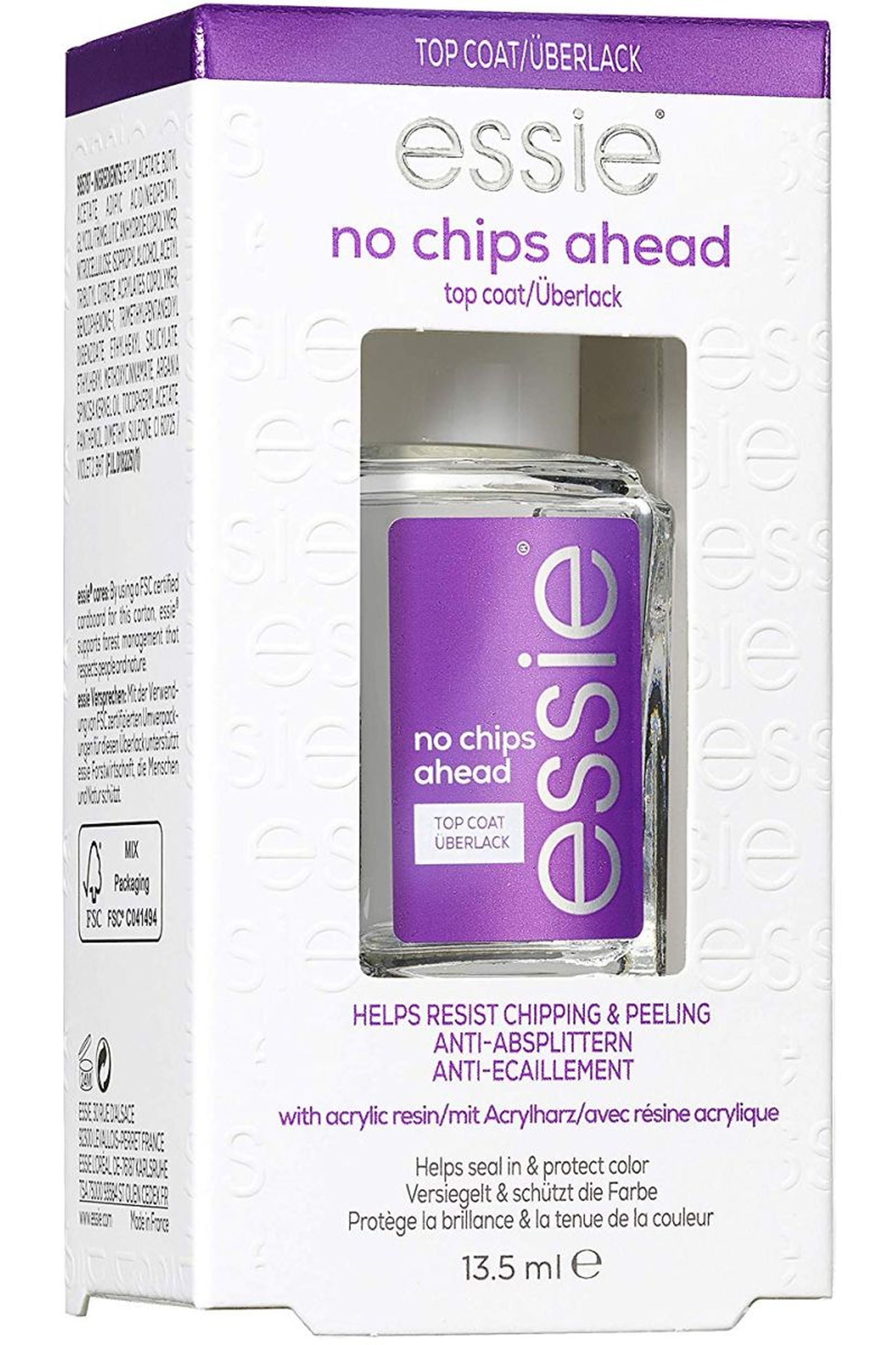 essie - Top Coat, - No Chips Ahead