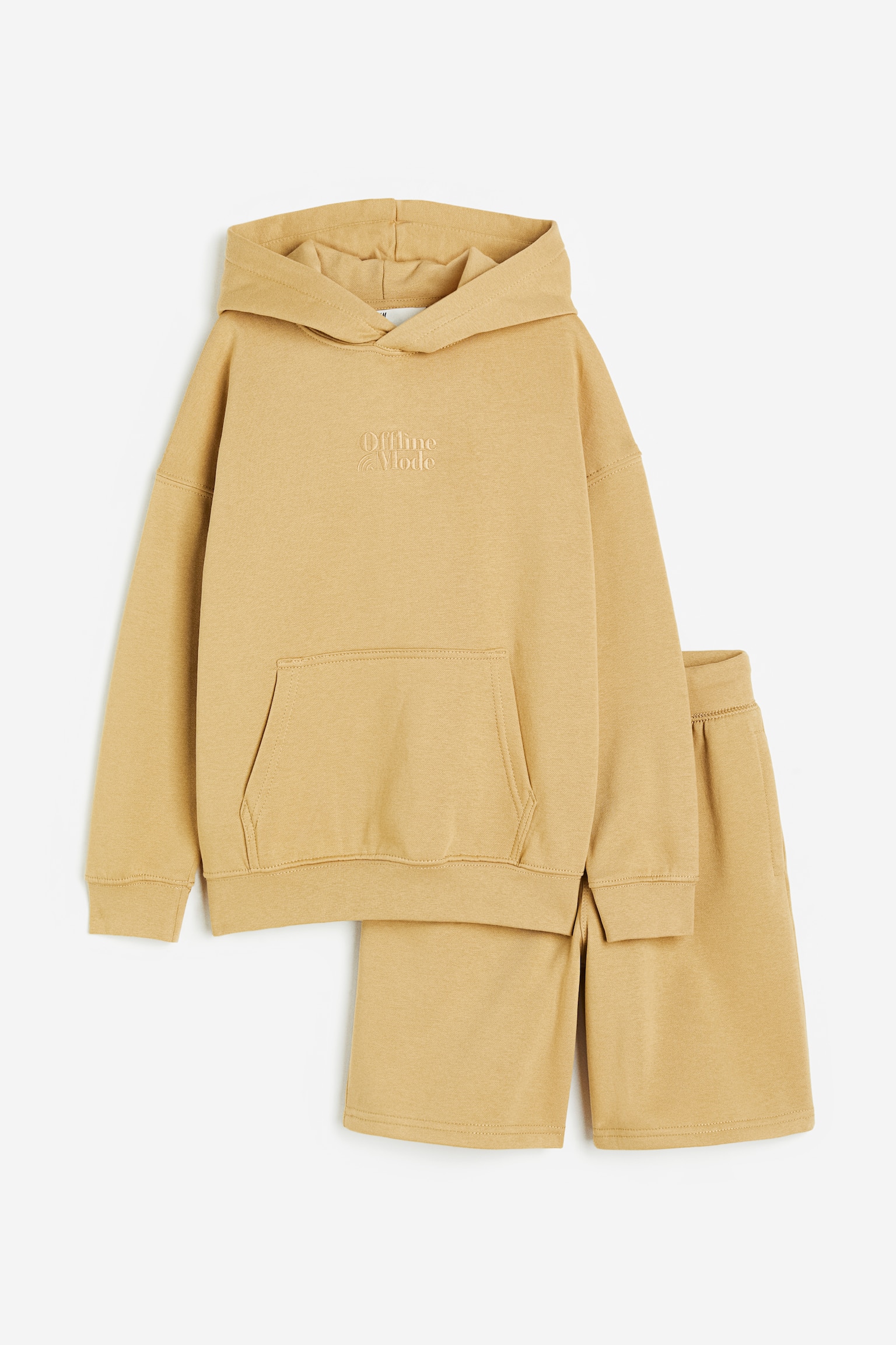 2-piece sweatshirt set - Dusty yellow - 1