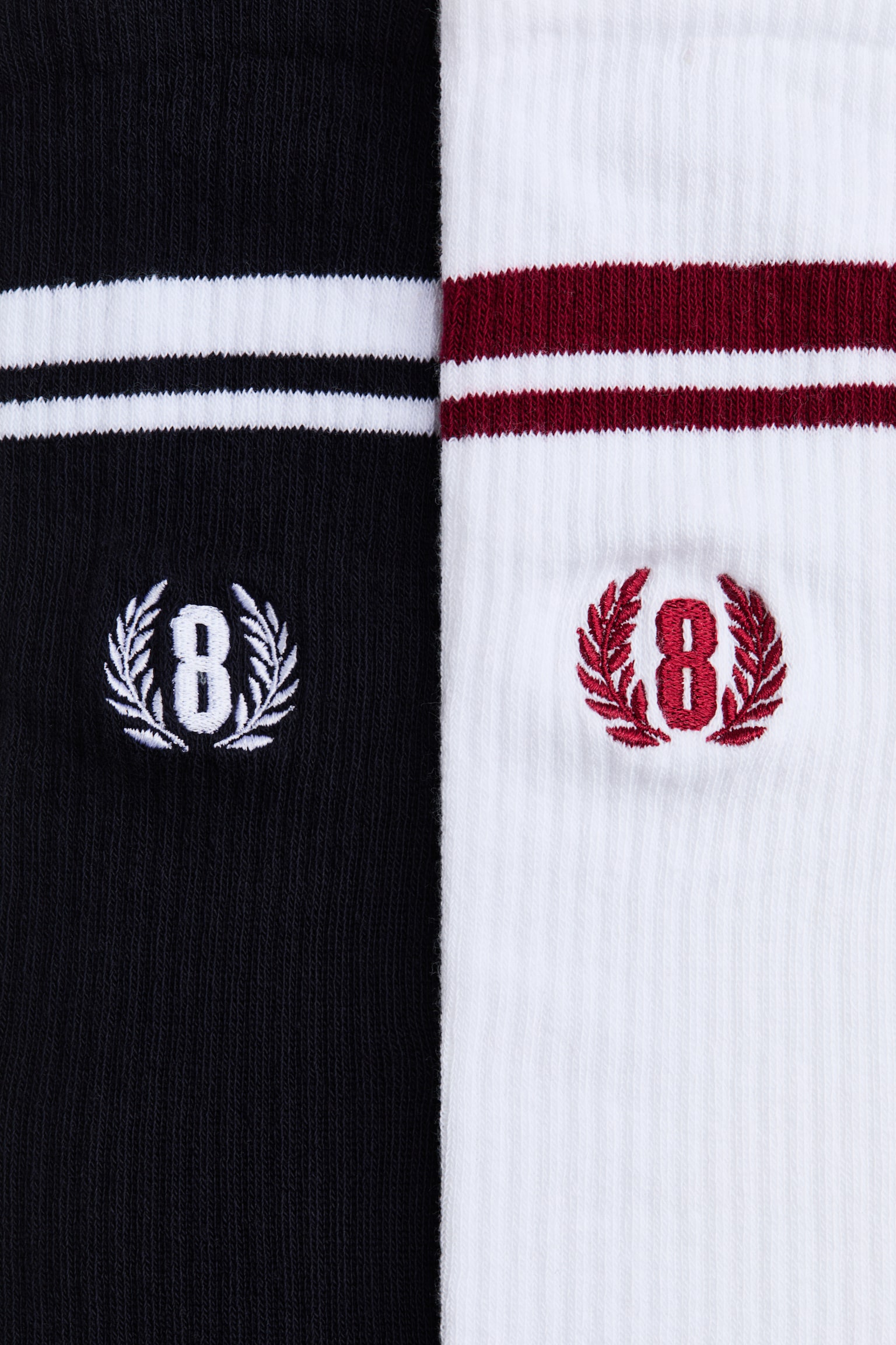 2-pack socks - Navy blue/White - 2