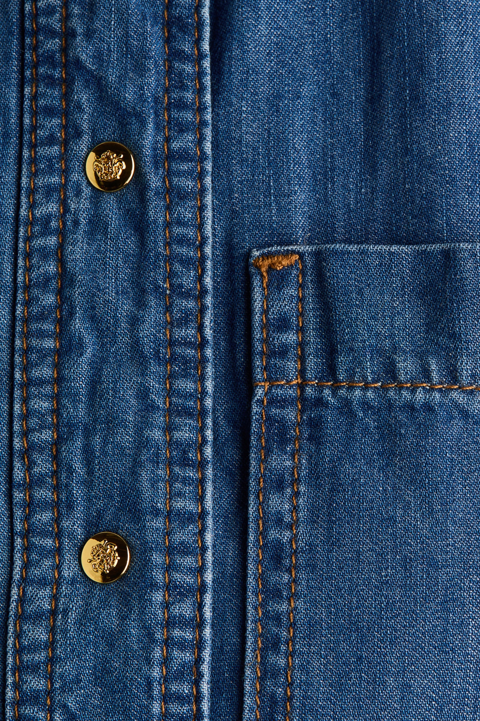 Женское платье H&M Mama Before & After Denim Dress, цвет: Джинсовый синий — фото 6
