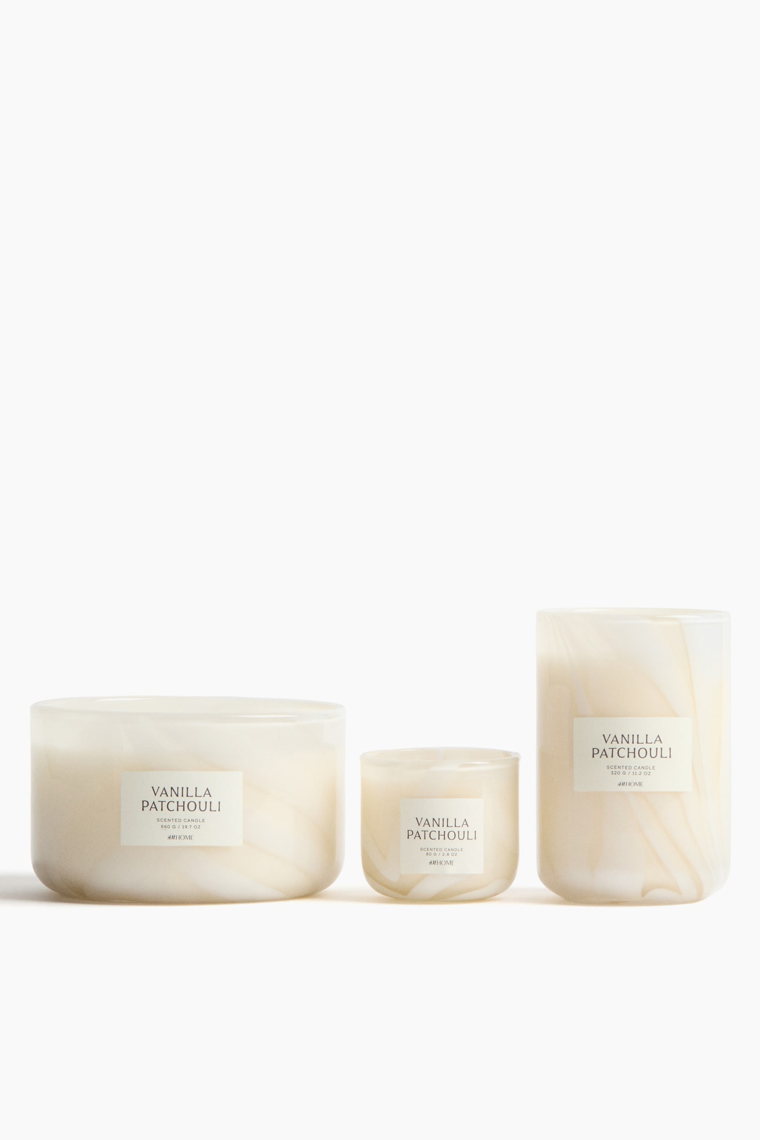 נר ריחני גדול בכלי זכוכית - Vanilla Patchouli/Apple Blush - 3