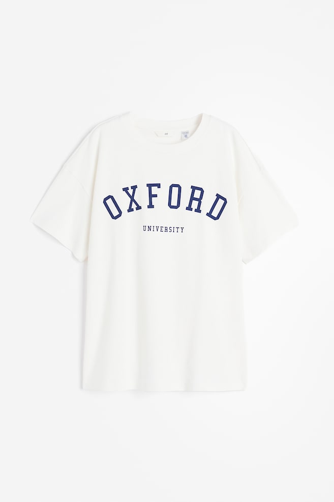 Oversized printed T-shirt - White/Oxford University/Cream/NFL/White/Mickey Mouse/Light grey marl/New York Jets/dc/dc/dc/dc/dc/dc/dc/dc - 2
