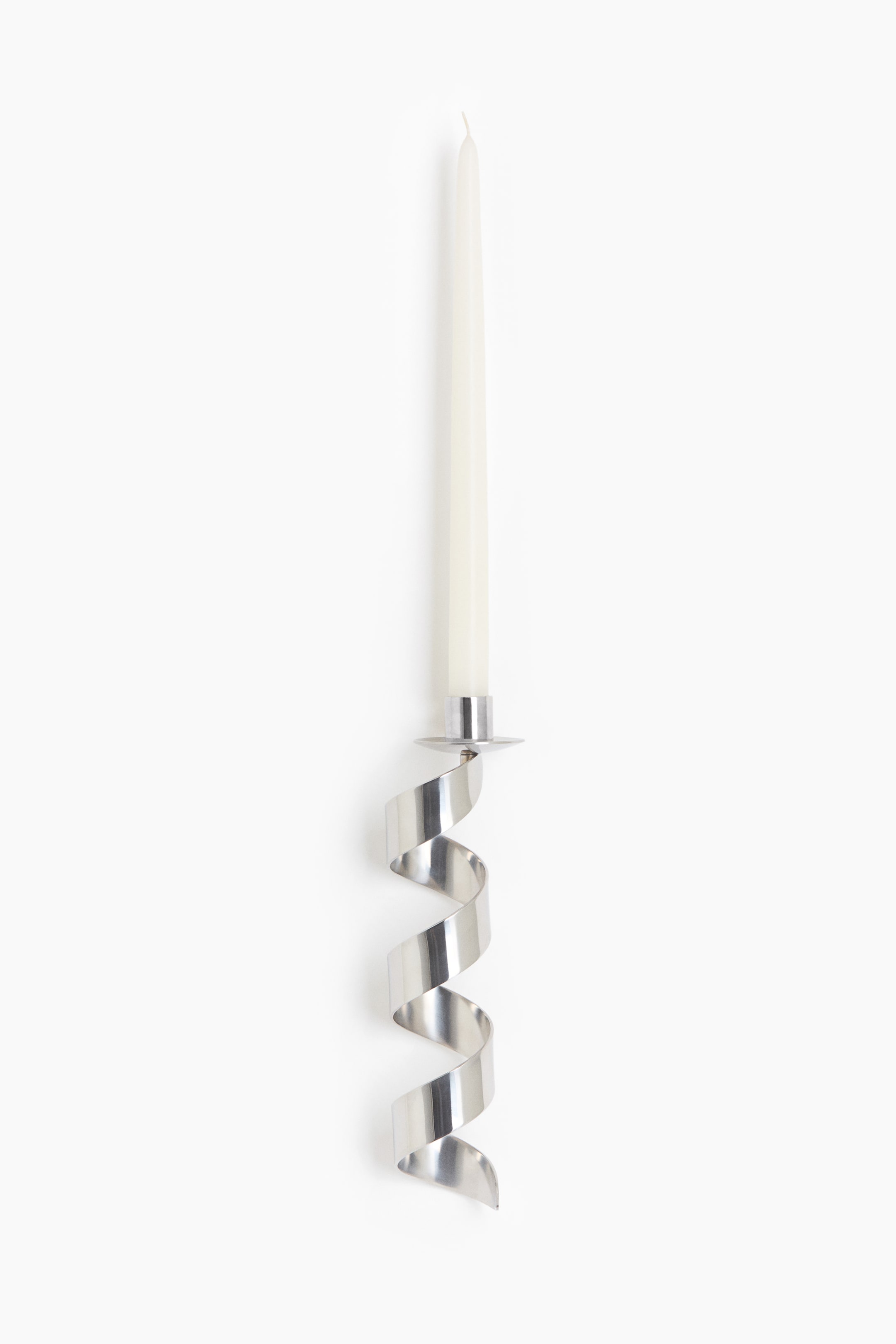 View larger image: Stainless steel candle sconce - Silver-coloured - Home All | H&M 1