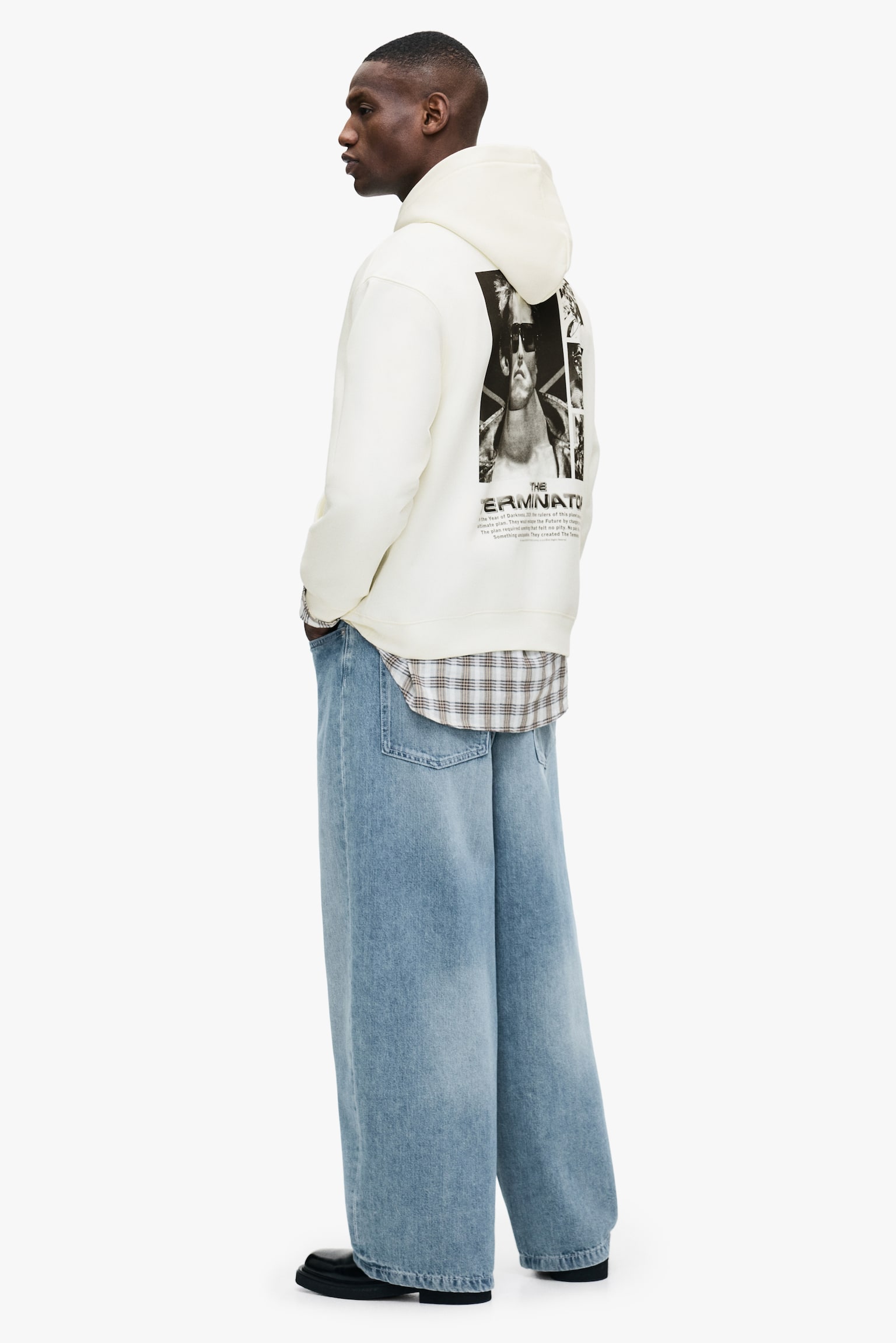 Loose Fit Printed hoodie - White/Terminator/White/The Godfather/Black/Alien - 7