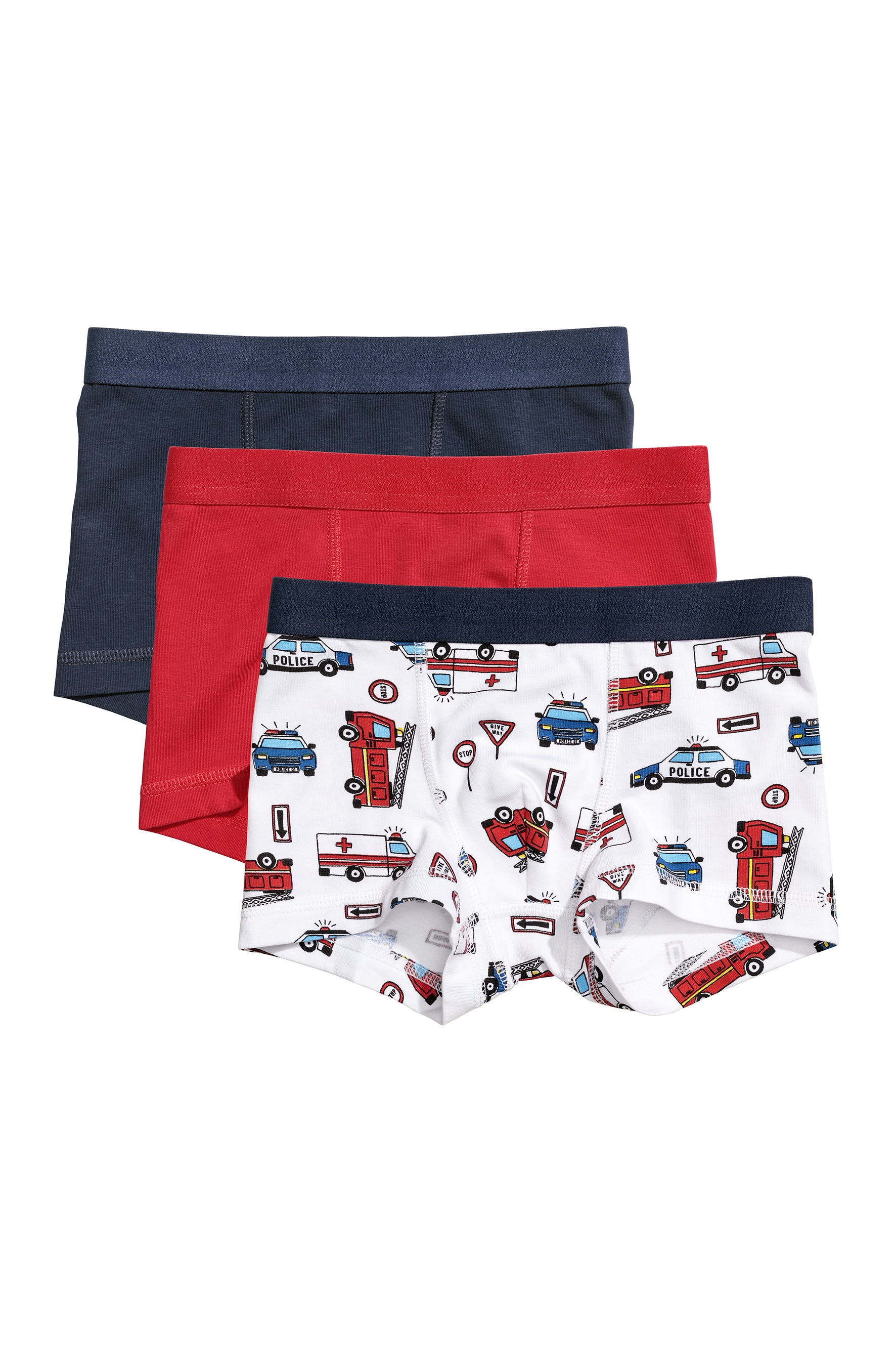 Lot De 3 Boxers Pour Garçon - Imprimé Dessin Animé - 95% Coton, Confortables Et Extensibles - 9