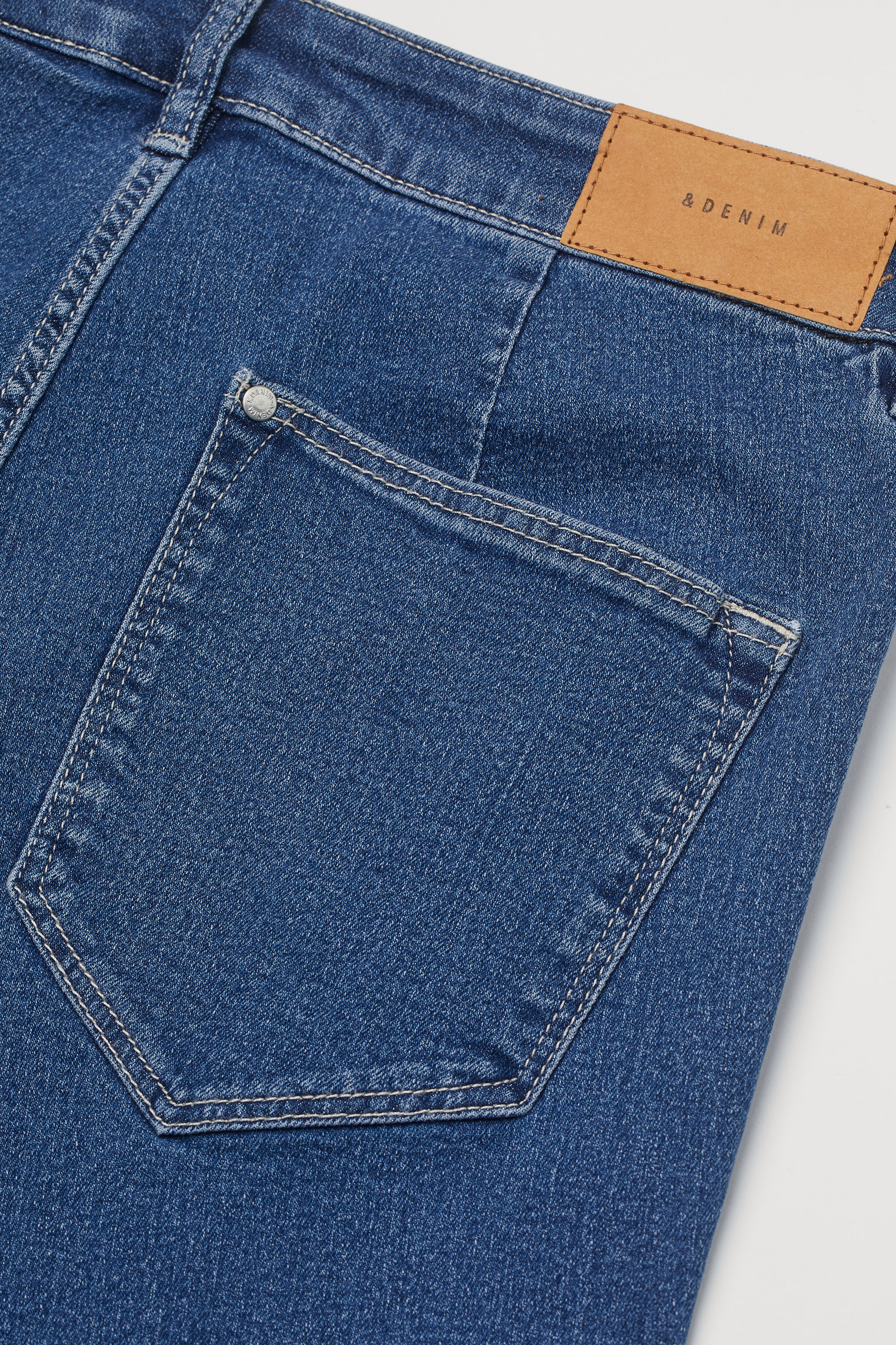 Dark Blue Denim Bermuda Shorts