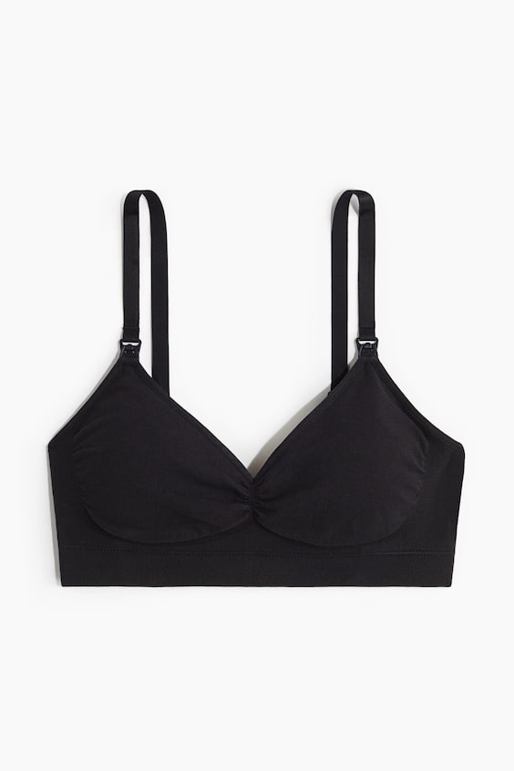 Бесшовный бюстгальтер для кормления H&M MAMA с хлопком