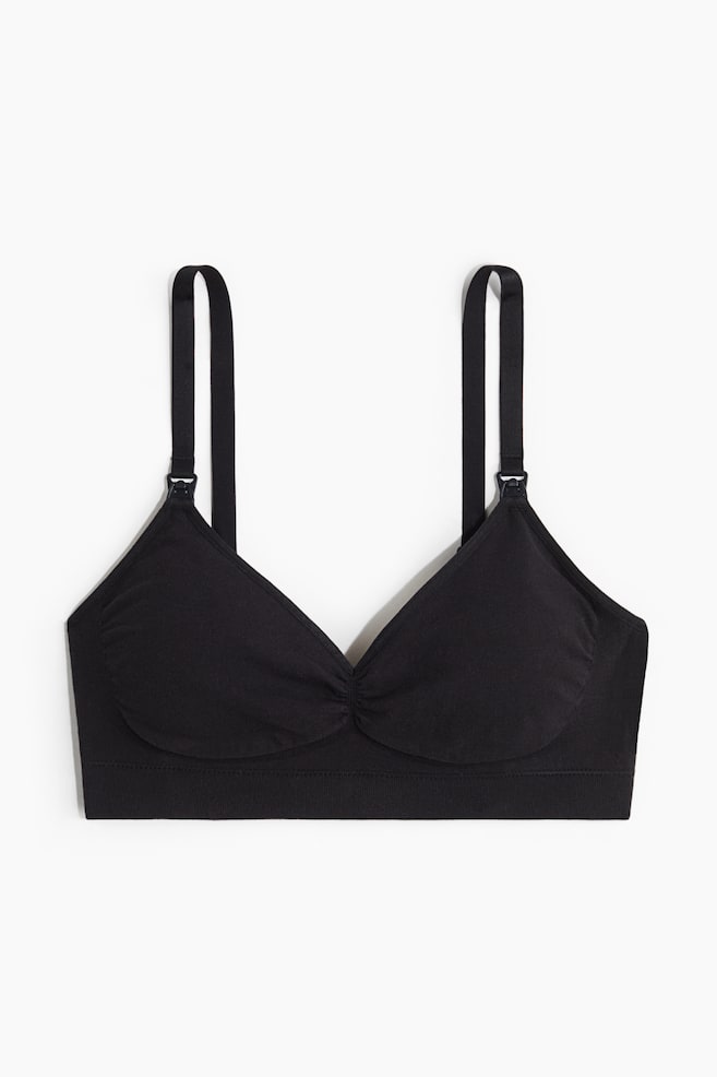 MAMA Sutien de alăptare fără cusături căptușit - Negru/Bej-melanj/Roz-prăfuit/Roz-deschis/Light mole marl/Maro-închis - 1