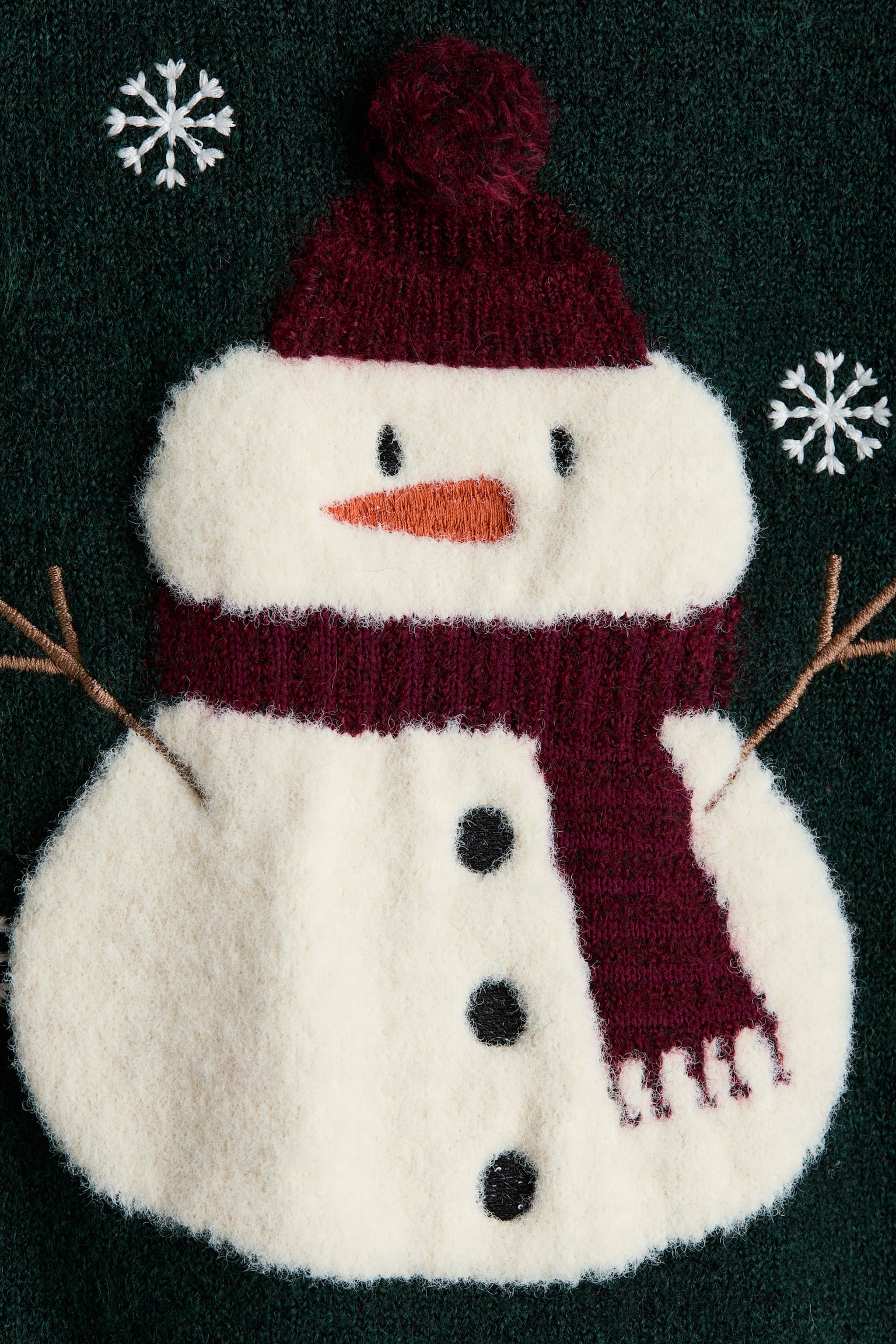 Детский свитер H&M Sweater with Motif, цвет: Тёмный зелёный — фото 2