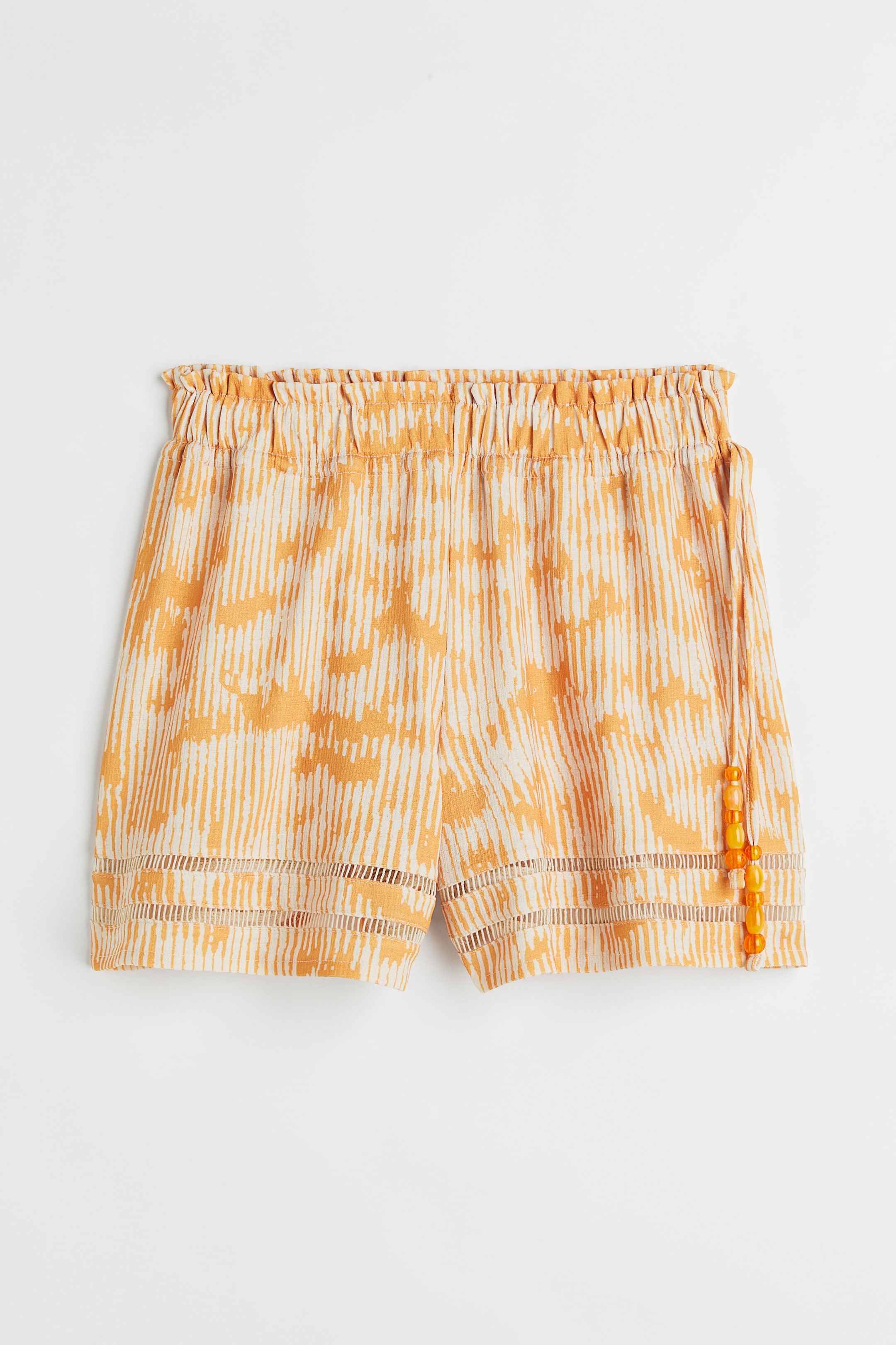 Embroidered-trim shorts