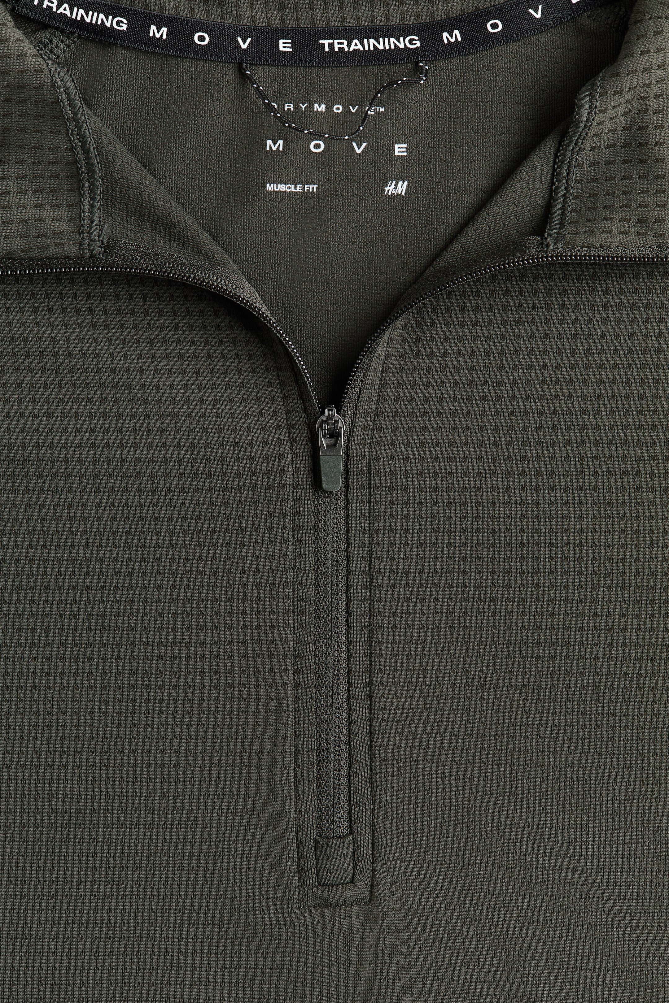 Muscle-Fit Half-Zip Sports Shirt with DryMove™