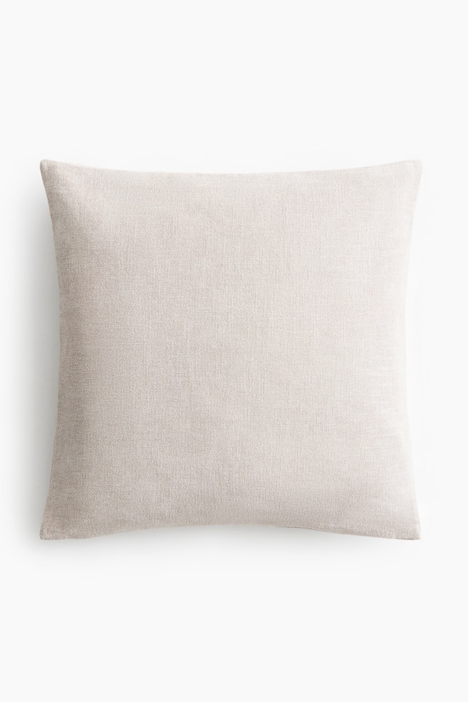 Chenille Cushion Cover - Light taupe/Cream/Light gray - 1