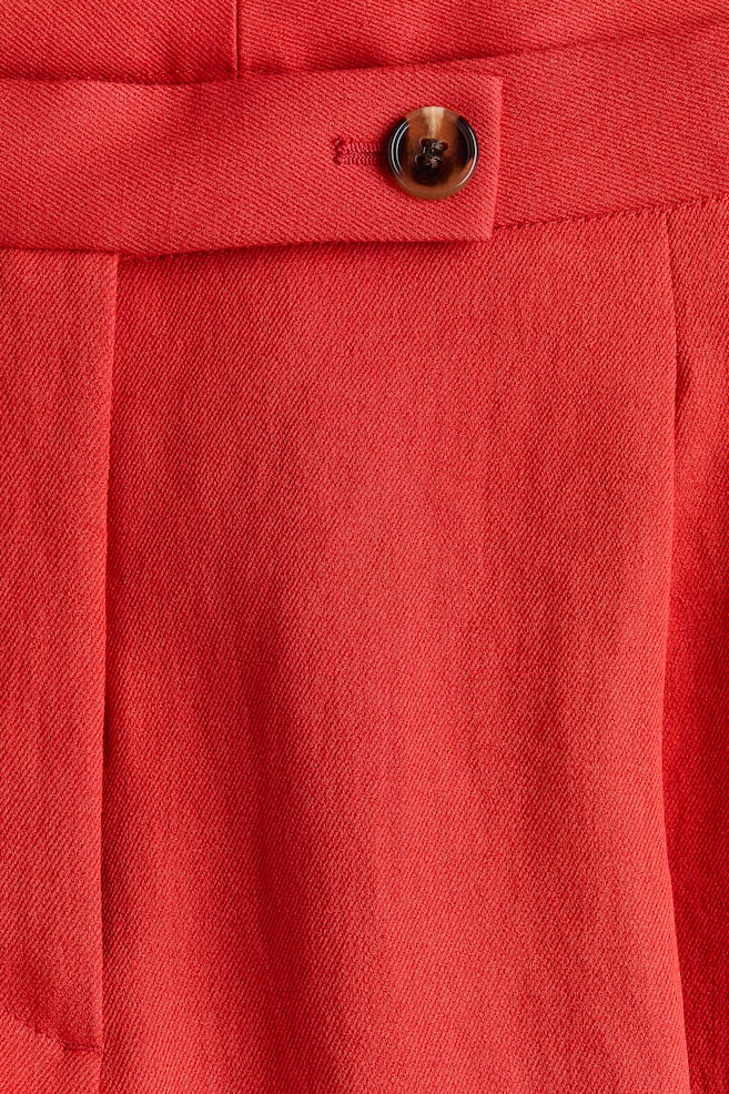 Wide-Leg Dress Pants - Bright red/Brown/Ivory/Beige - 6