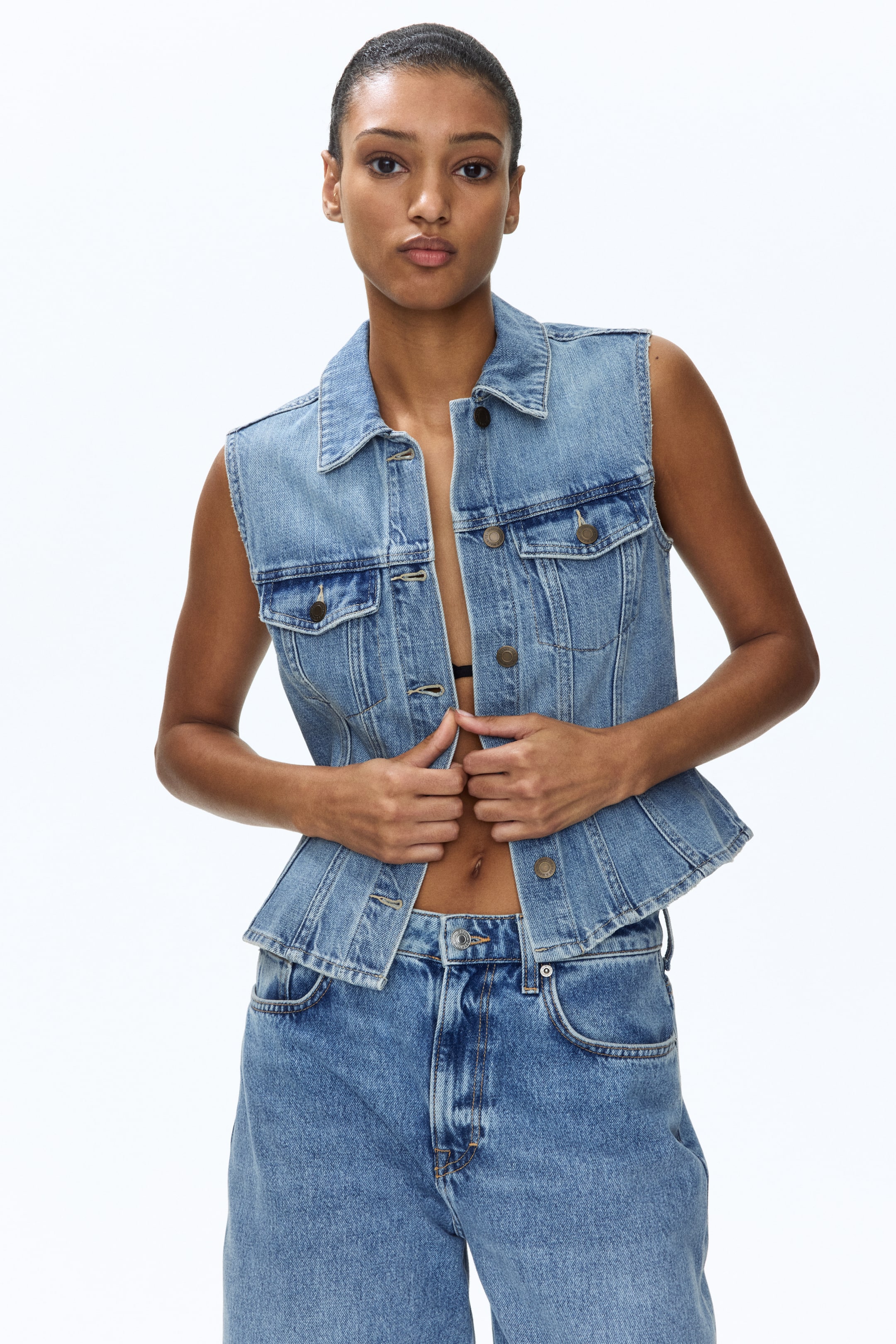 Женские жилеты H&M Denim Vest — фото 3