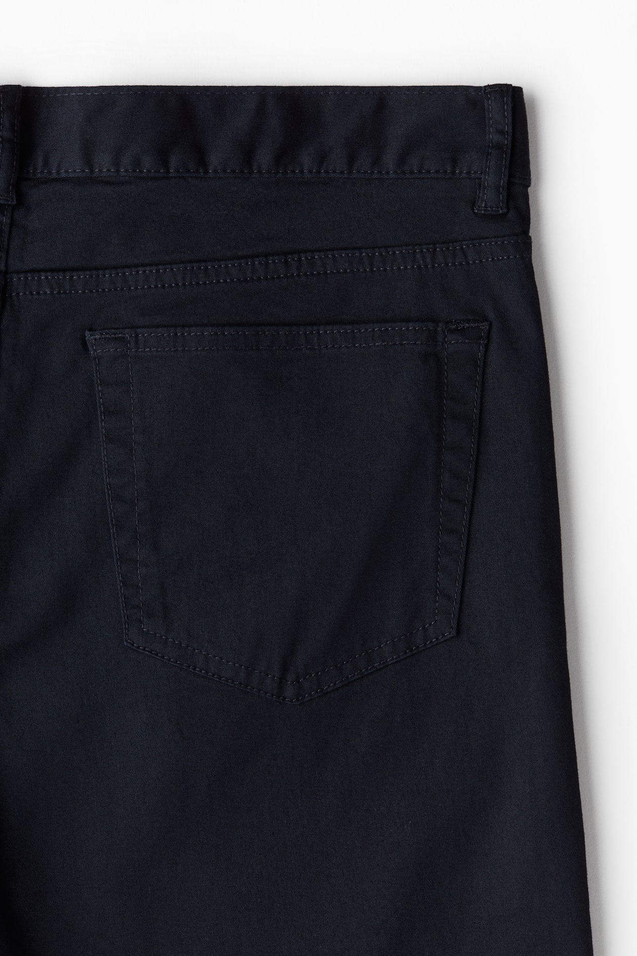 Mens Core 5 Pocket Trouser Black Bright White DHM