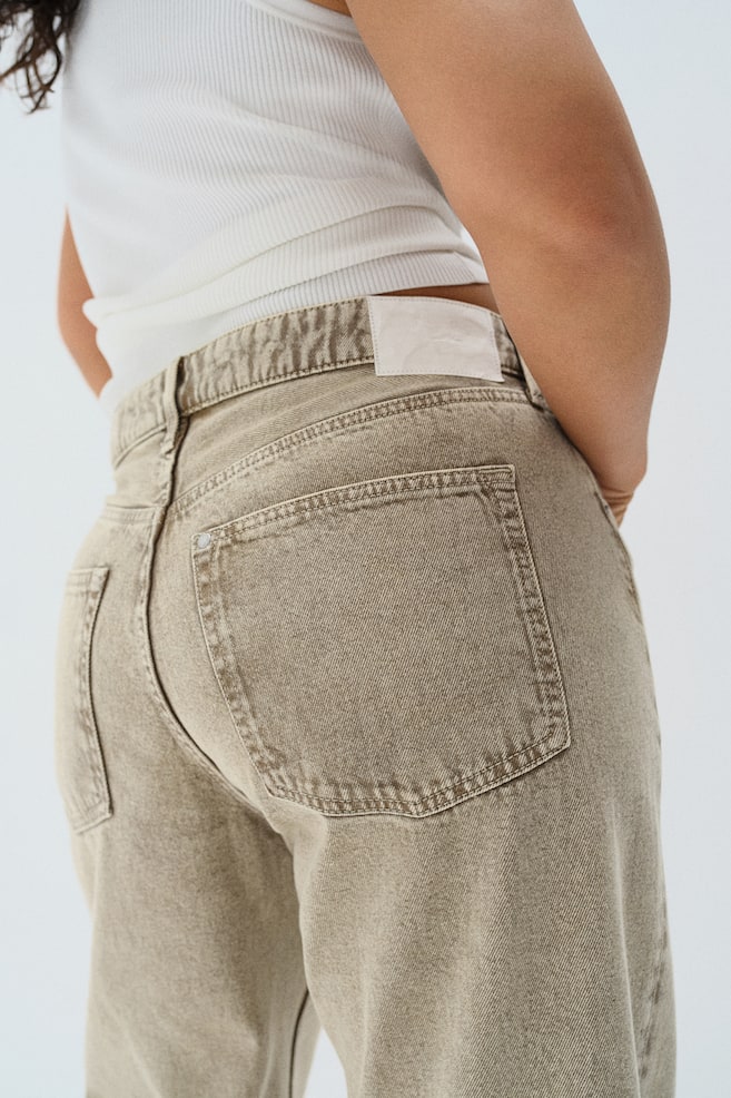 Curvy Fit Baggy Low Jeans - Beige/Blu denim chiaro/Bianco/Grigio scuro/dc - 4