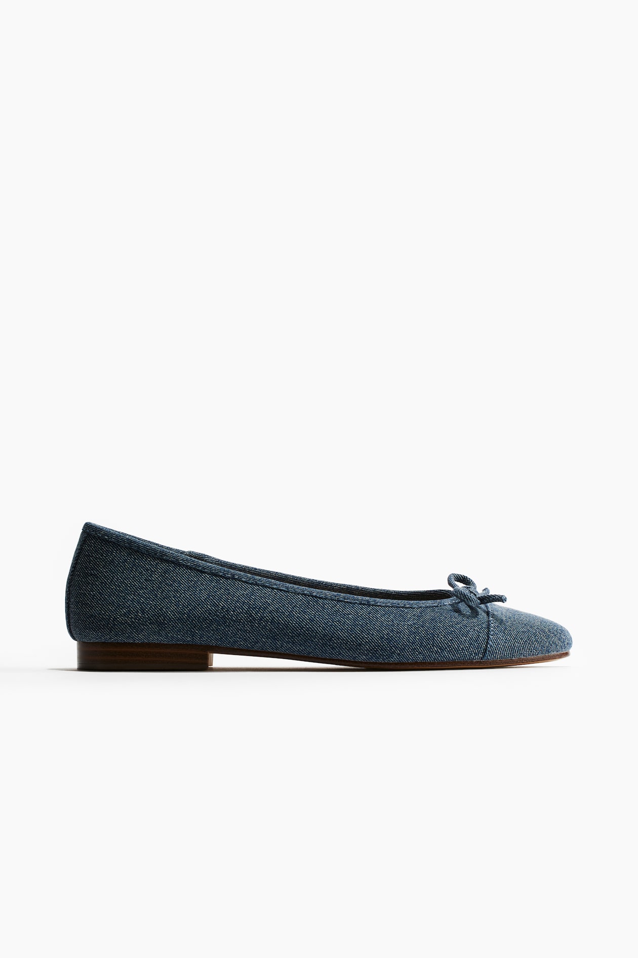 Ballet pumps Denim blue Ladies H&M GB