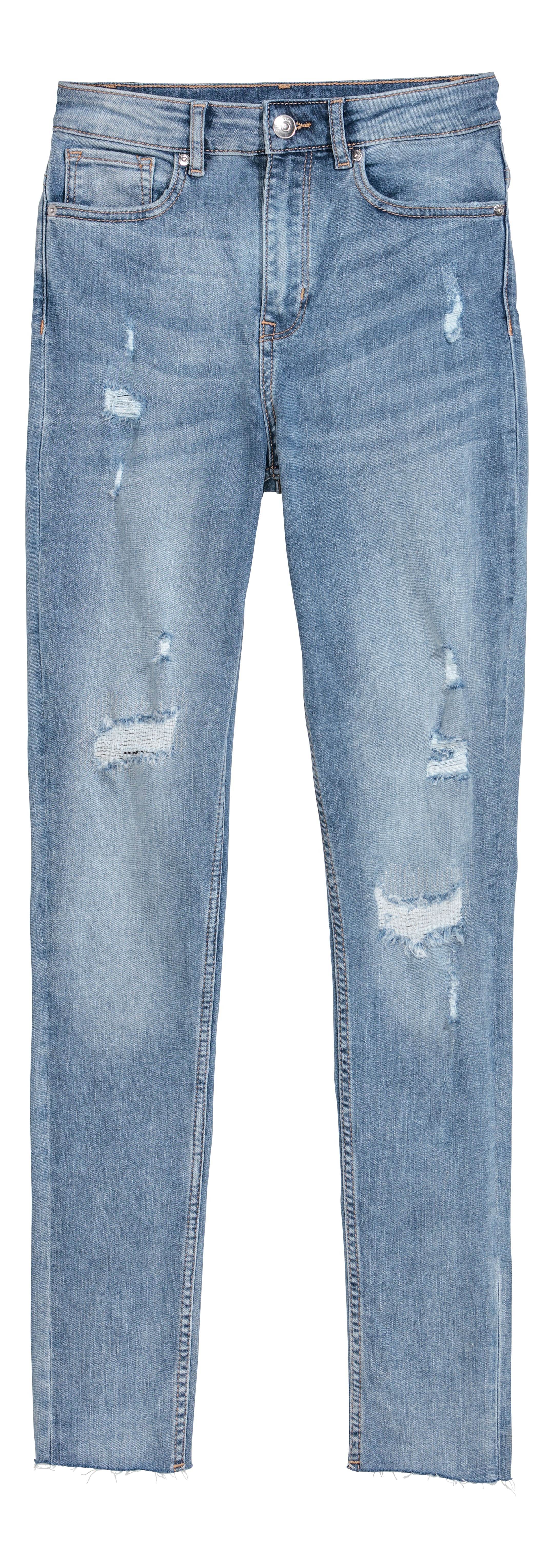 Super Skinny High Jeans - High waist - Long - Denim blue - Ladies | H&M GB