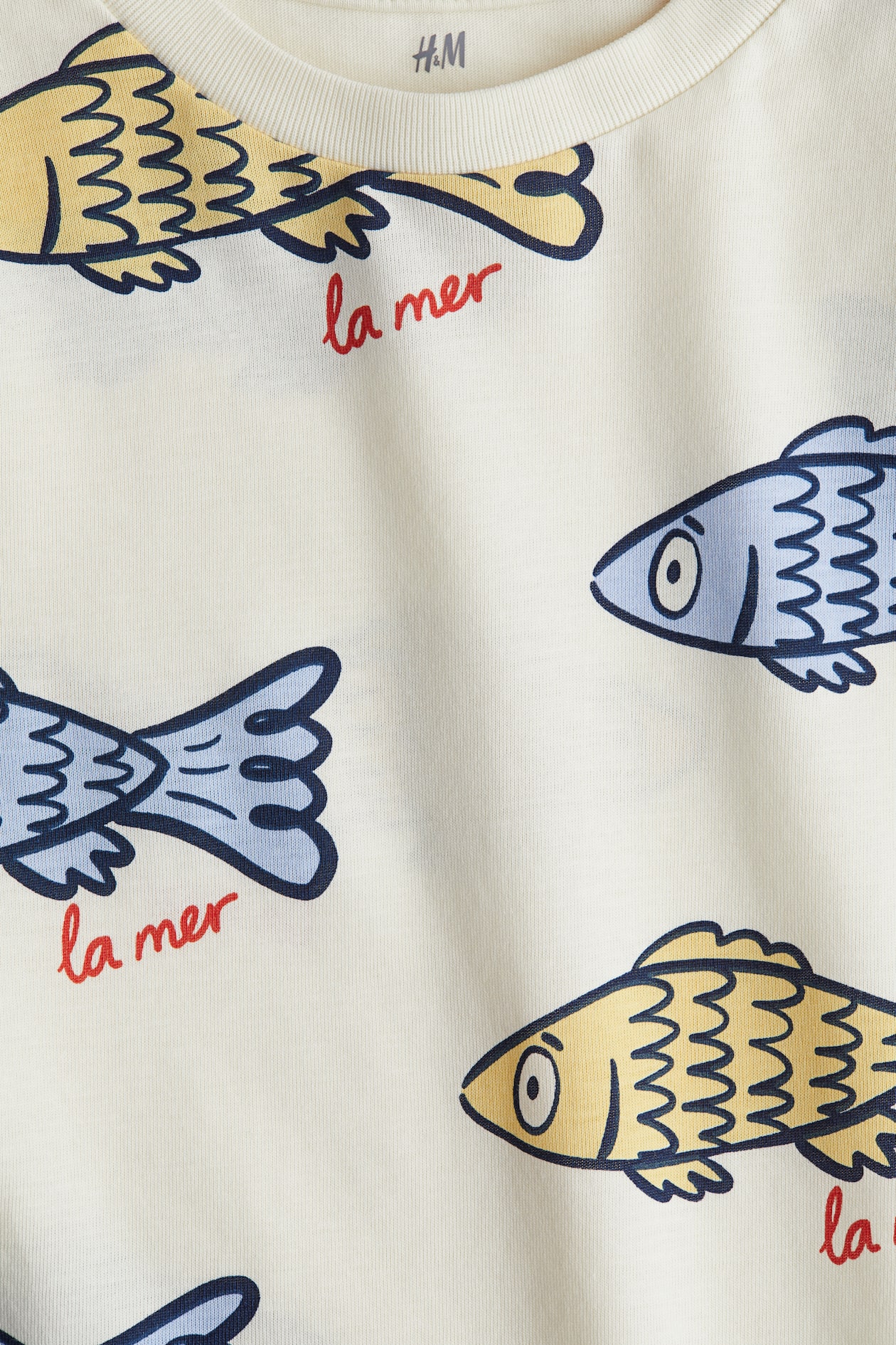 Print Tee - White/Fish - Kids | H&amp;M AU
