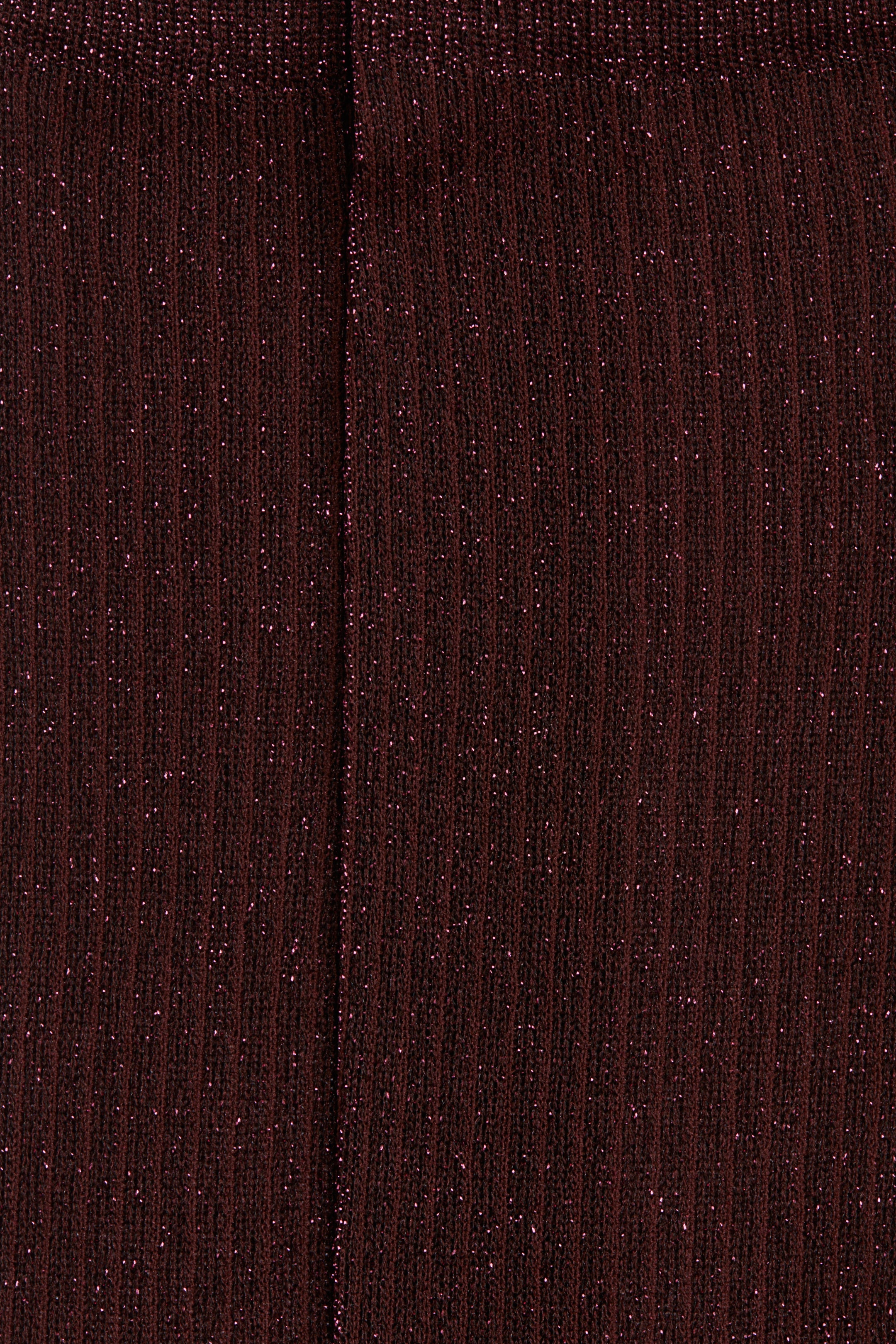 Visa större bild: Glittery socks - Vinröd - DAM | H&M SE 4