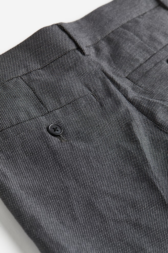 Textured suit trousers - Dark grey/Navy blue/Sage green/Pigeon blue/dc - 3