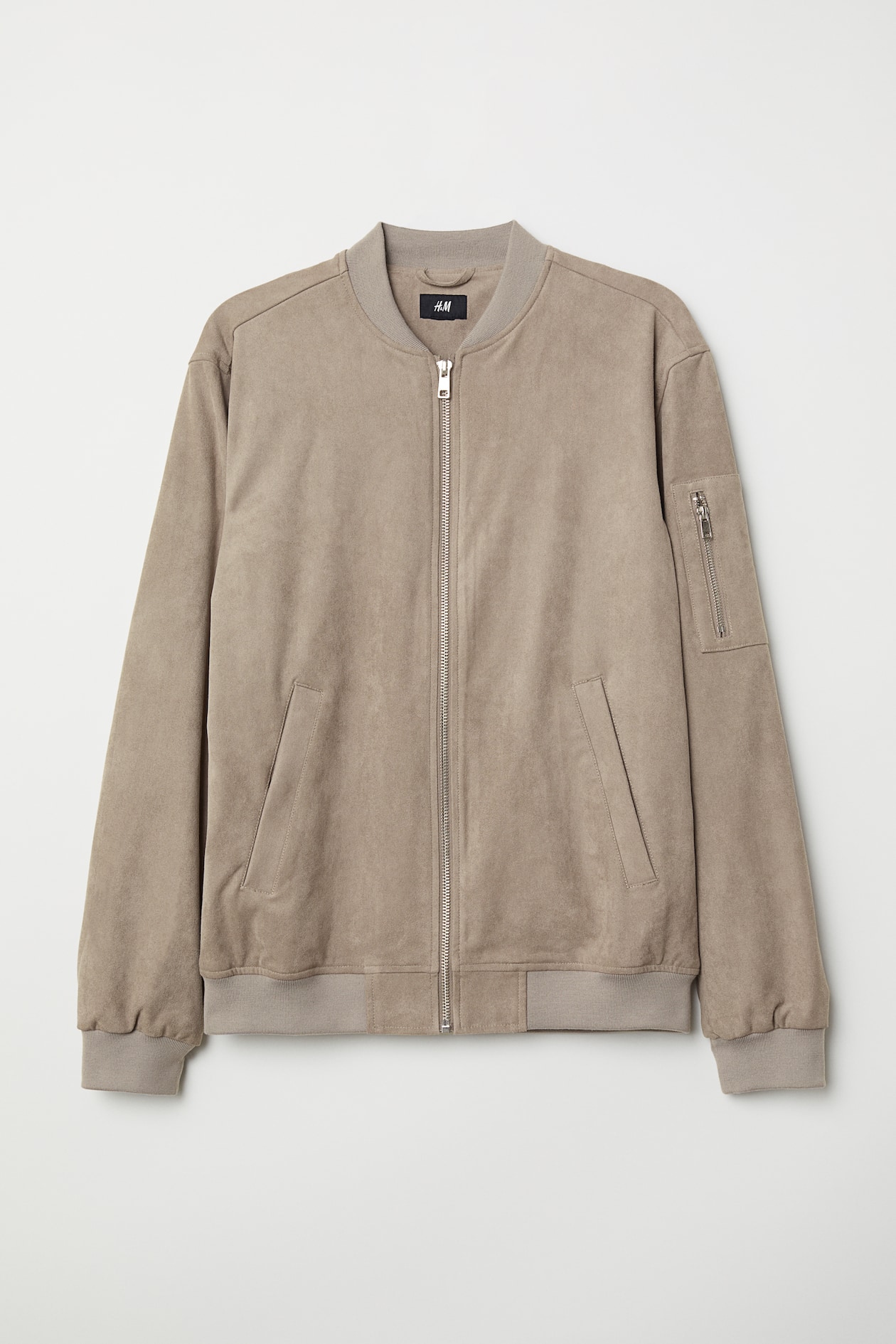 Imitation suede bomber jacket Mole Men H&M IN