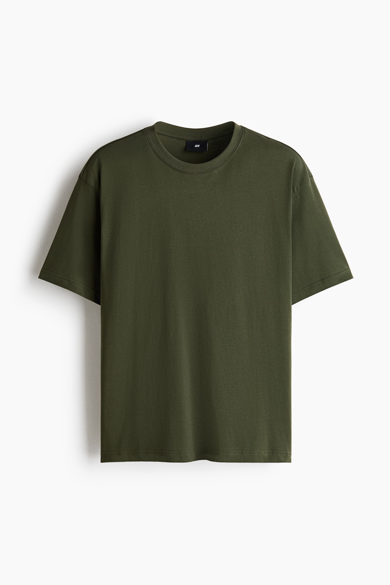 Пижамный комплект для мужчин — H&M, цвет: Хаки зелёный / Клетчатый — фото 6