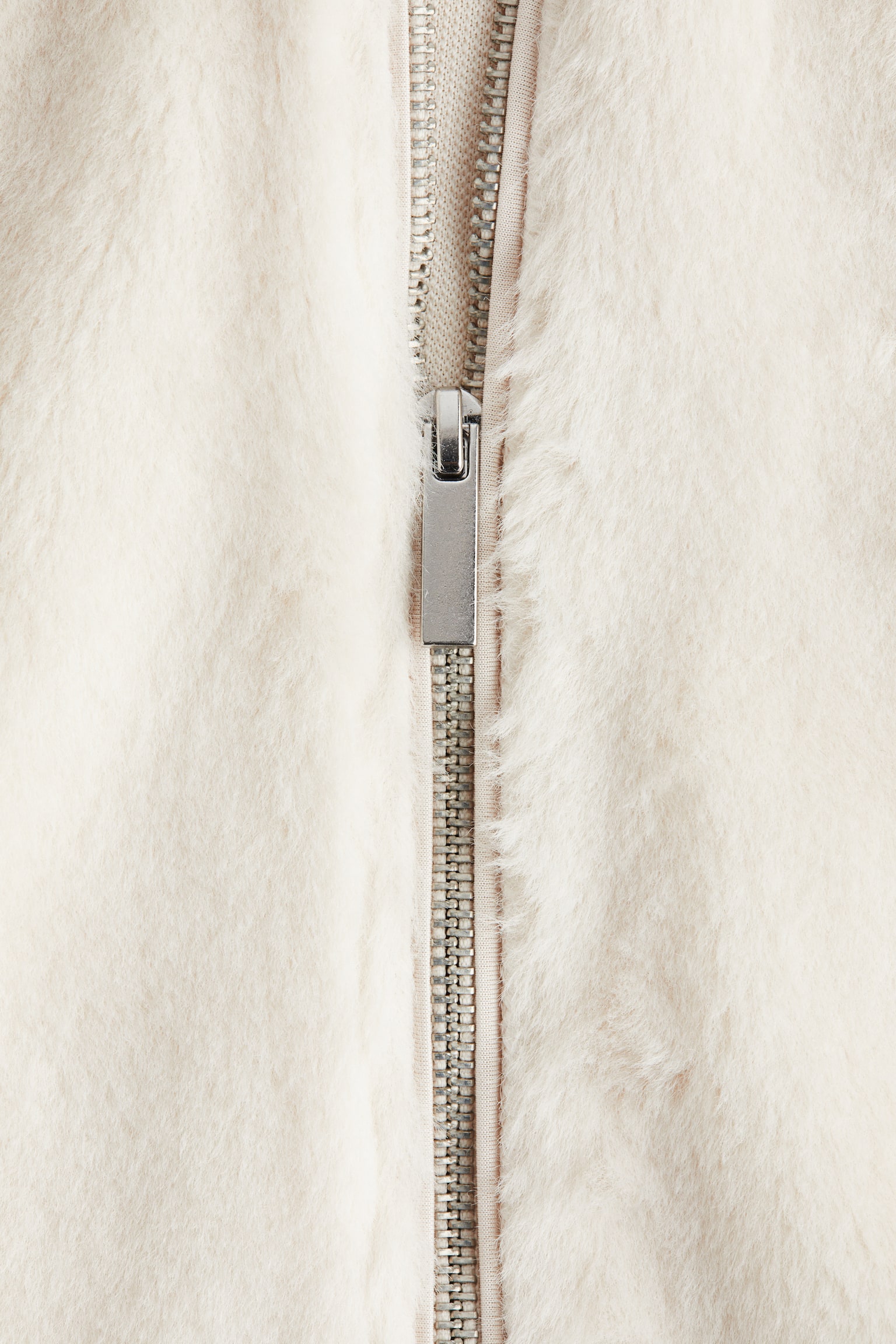 Zip-through hoodie - Cream - 4