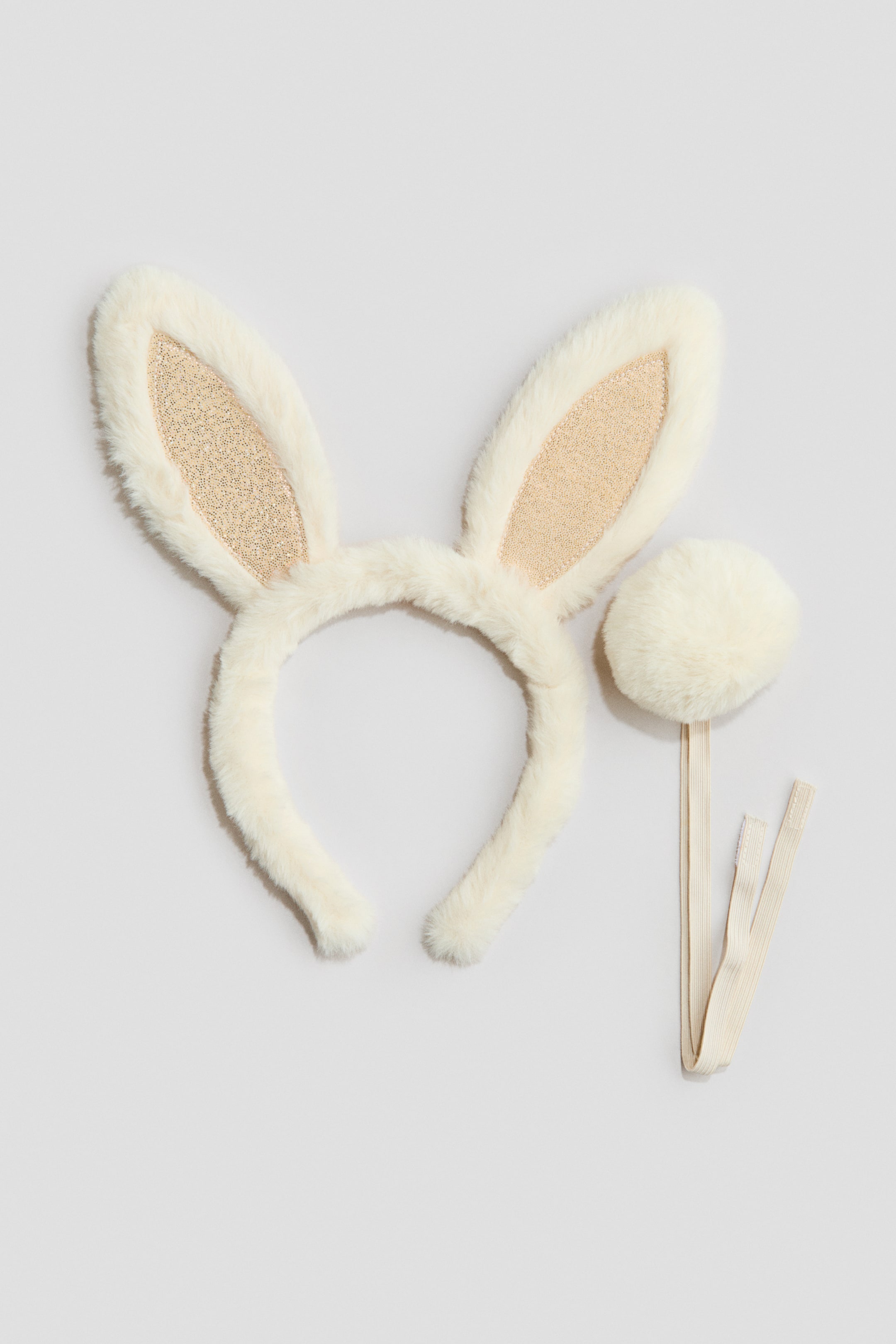 Zobacz większy obraz: Puszysty zestaw na bal przebierańców 2-częściowy - Biały/Królik - Dziecko | H&M PL 1