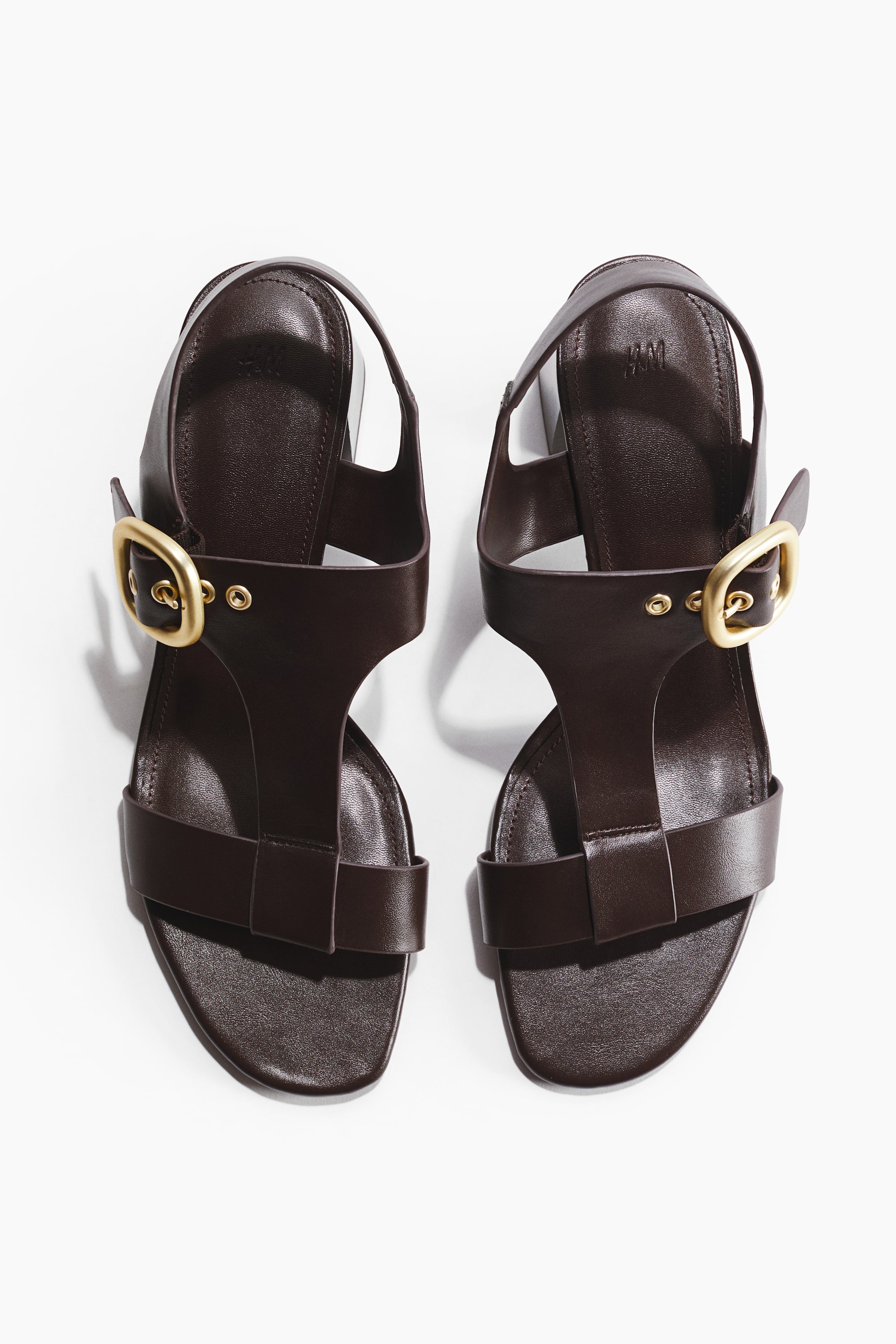 Block-Heeled Sandals