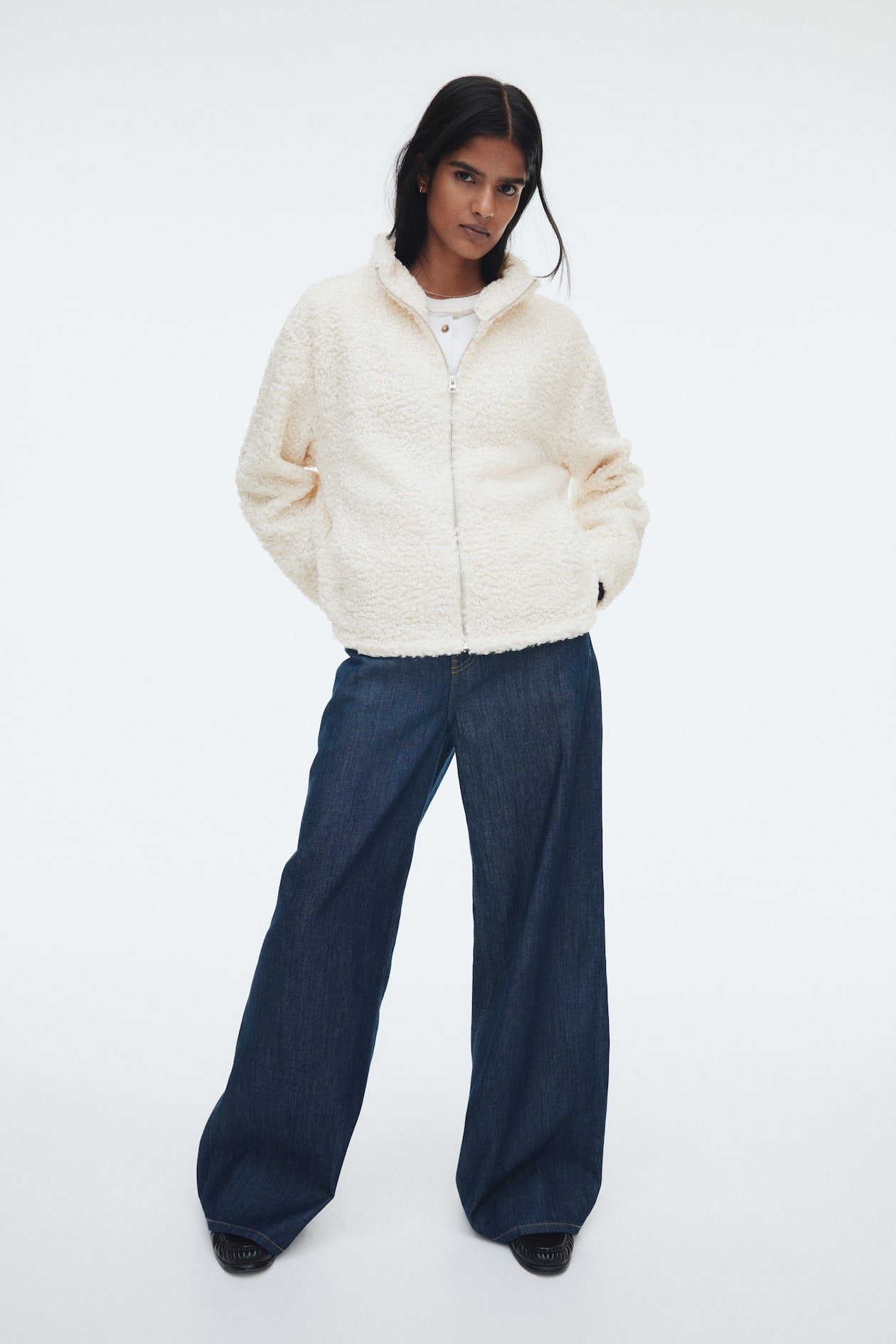 Oversized Teddy Fleece Jacket - image 2