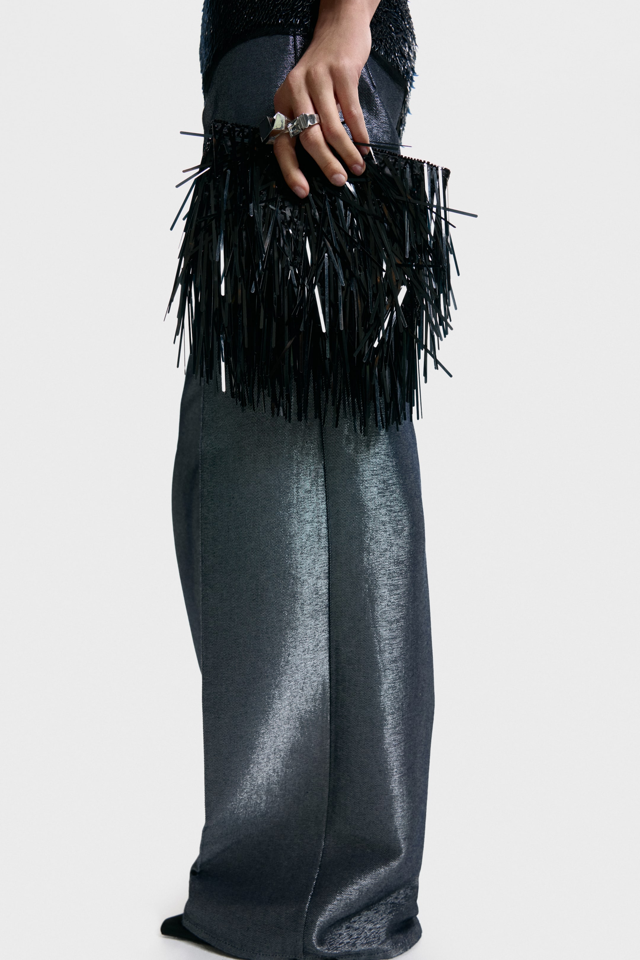 View larger image: Embellished clutch - Black - Ladies | H&M GB 1