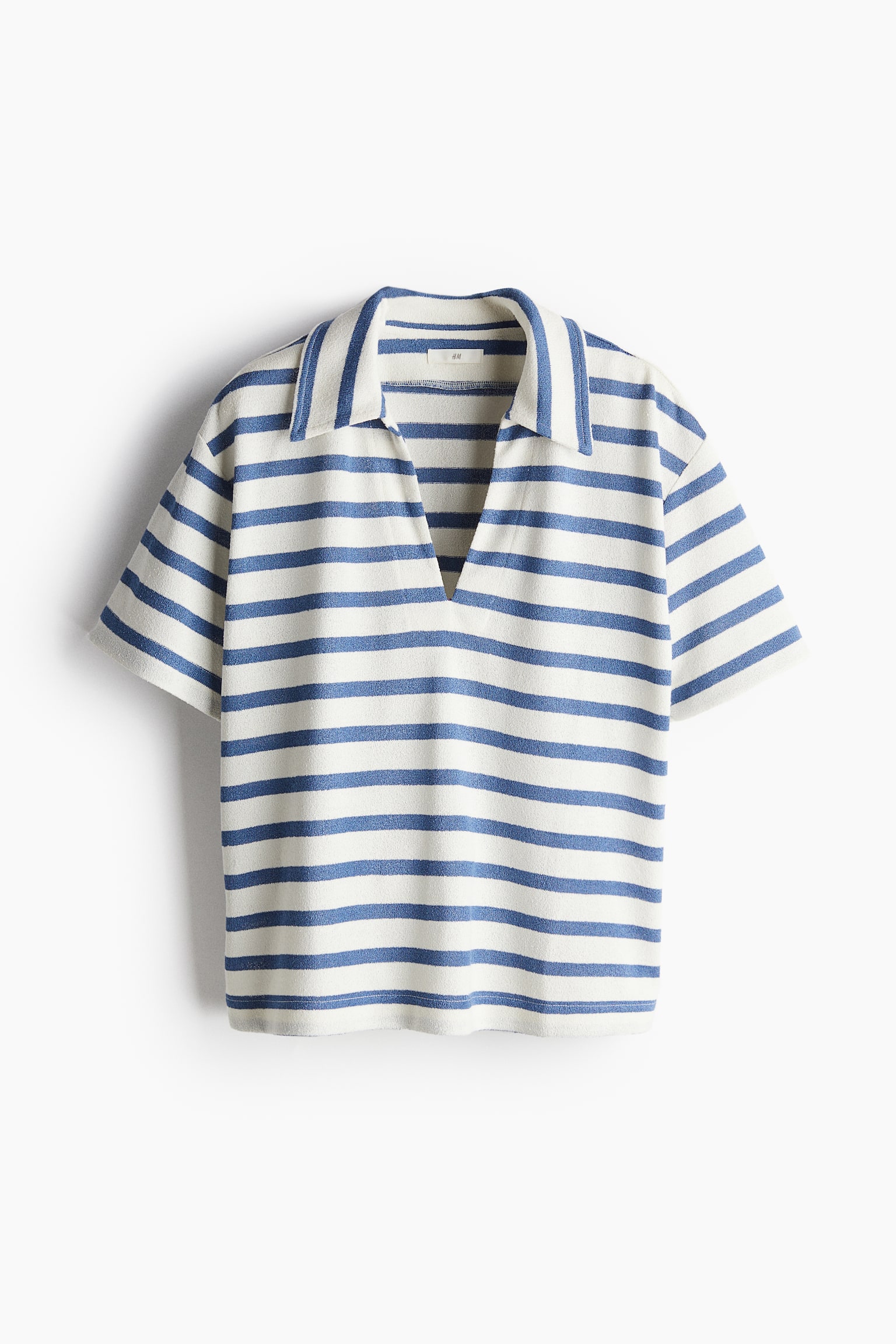 Collared Top - White/Blue stripe/Light blue/Sage green/Cream/Black stripe - 2