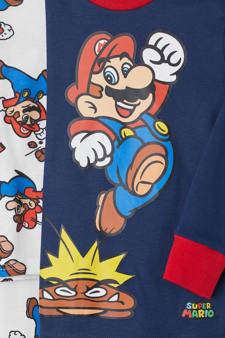 Sleeve Pijama Mario Bros Adulto Primark Mario Pantalones Pijama