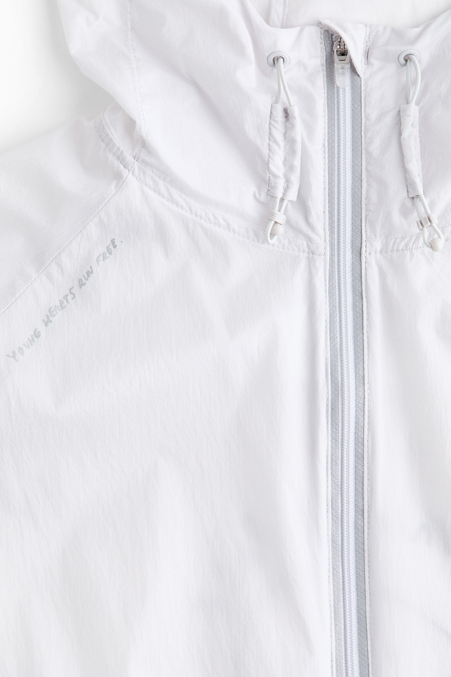 Áo khoác chạy bộ nhẹ vải DryMove™ Loose Fit - Màu xám nhạt - 10