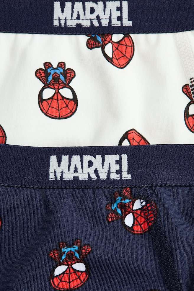 5-pack printed boys’ briefs-Azul marino/Marvel Comics - 2