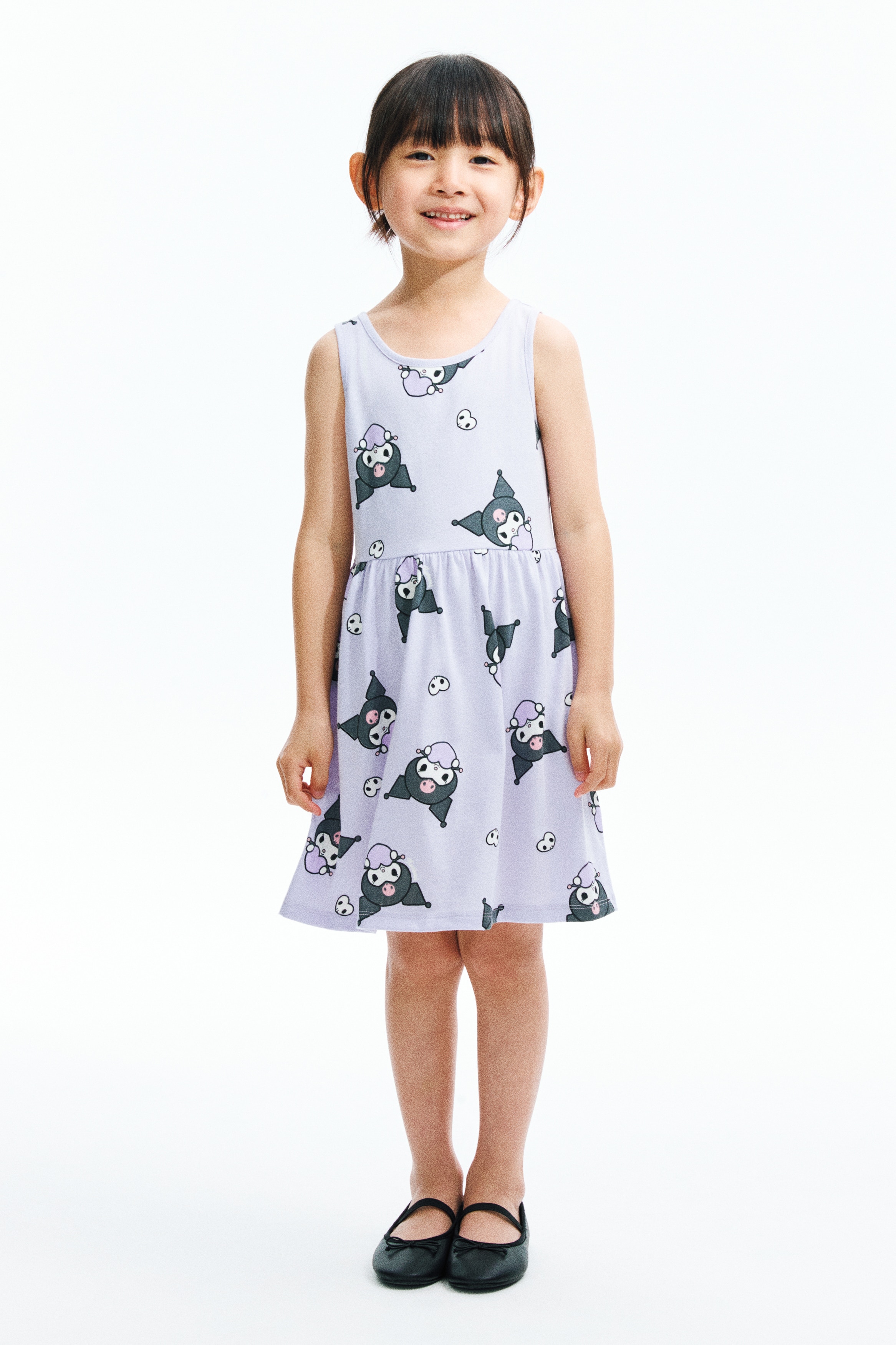 Váy cotton in hình - Màu tím nhạt/Kuromi/Xanh dương nhạt/Cinnamoroll/Màu hồng nhạt/Chuột Minnie