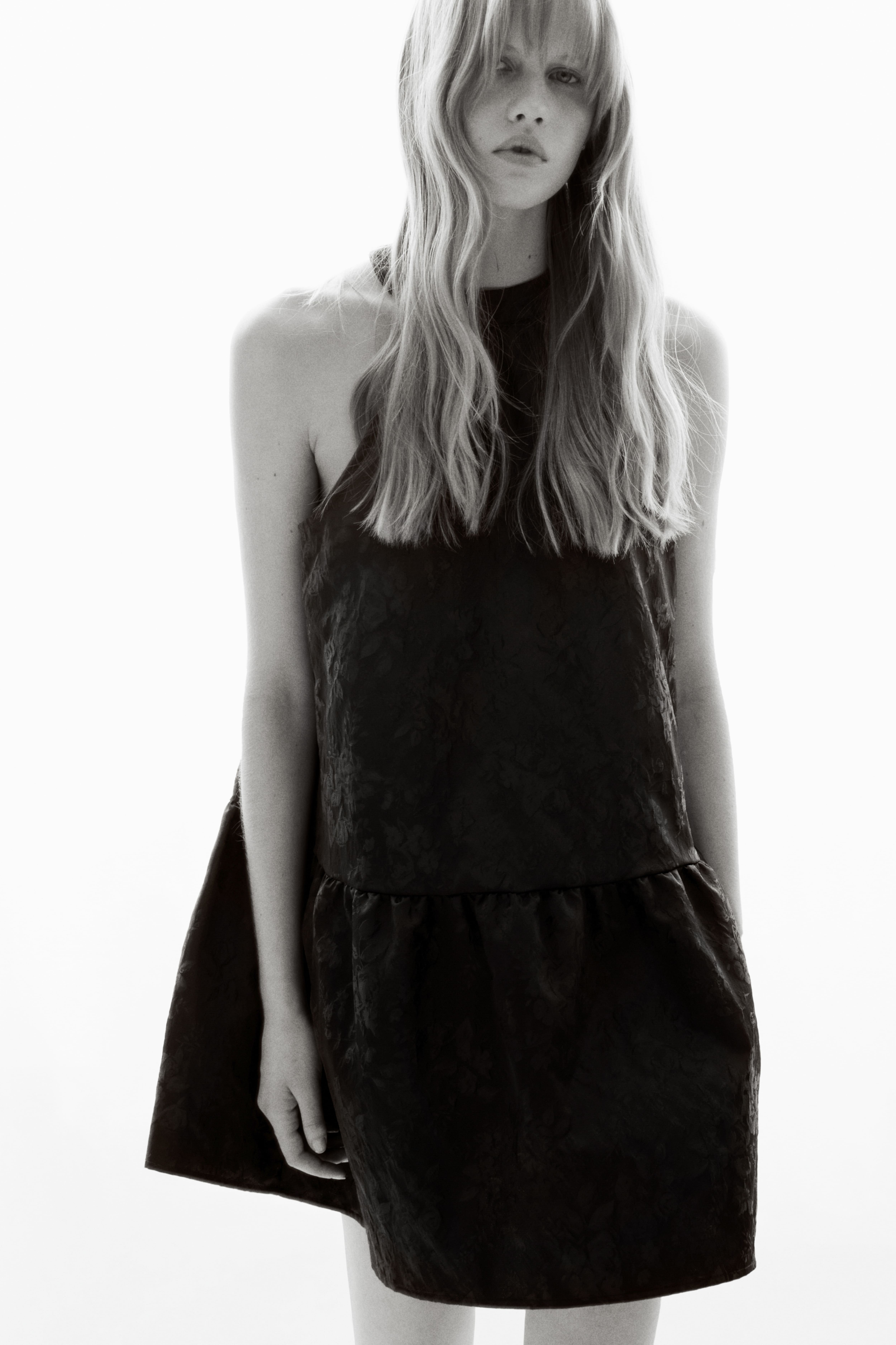 Jacquard-Weave Dress