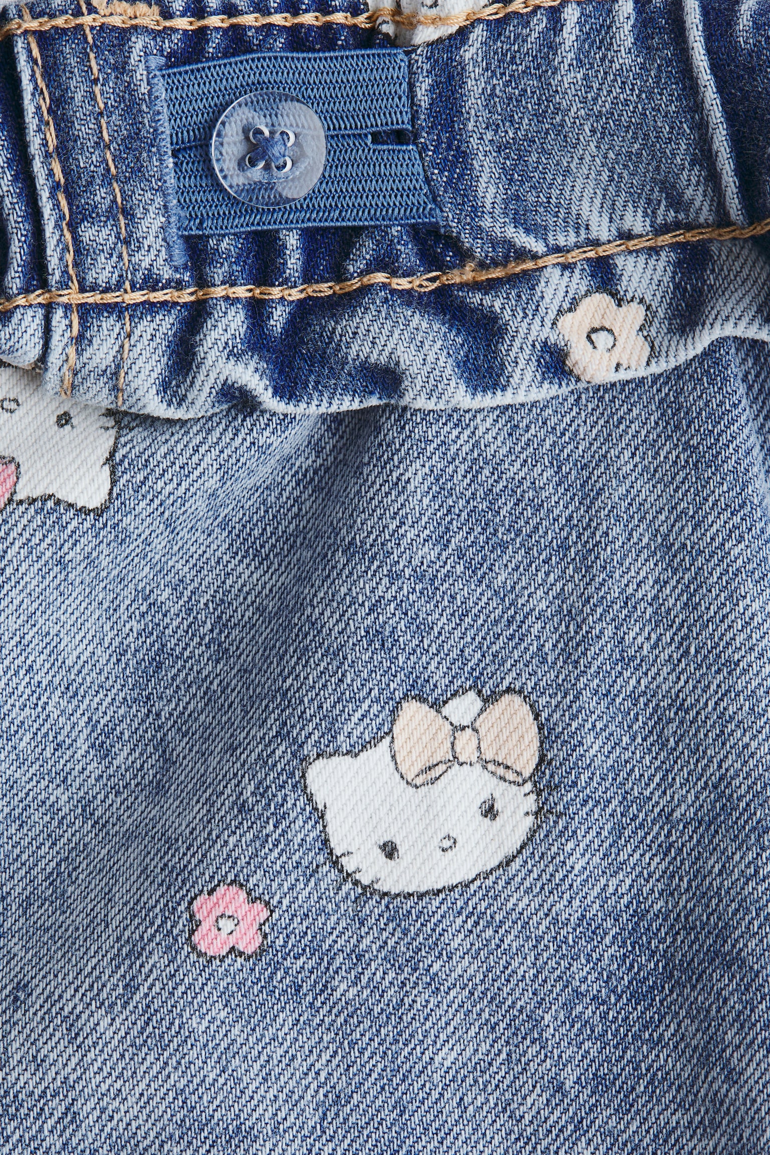 Wide Leg Jeans con diseño - Azul denim/Hello Kitty/Azul denim/Miffy/Azul denim/Minnie Mouse/Azul denim/Lilo & Stitch - 2