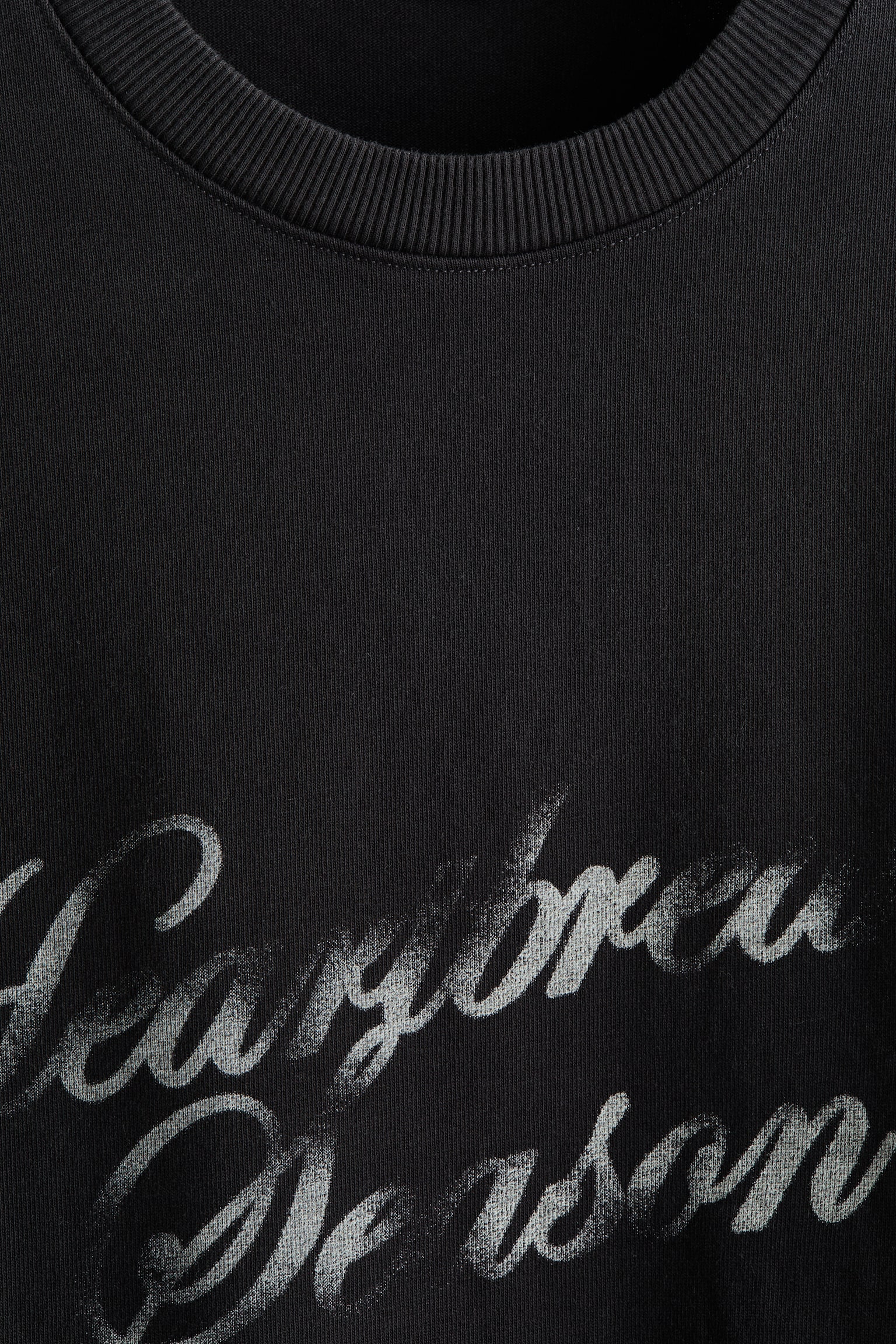 Loose-Fit Long-Sleeved T-Shirt - Black/Heartbreaker Season/Pink/No Love Just Fire - 4