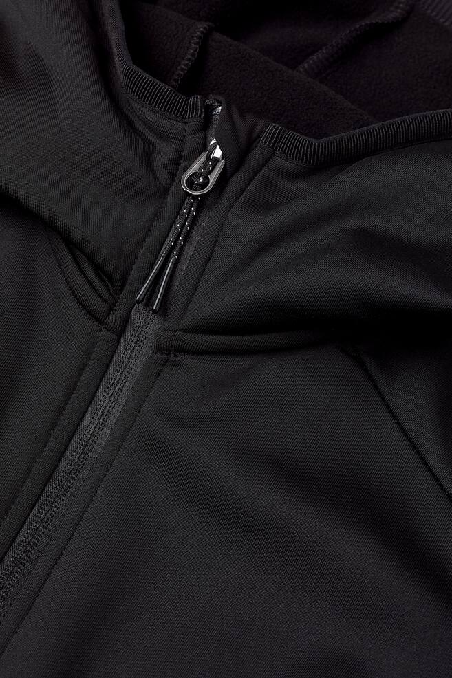 Hooded outdoor jacket - Black/Dark old rose/Light beige/Blue/dc/dc - 2
