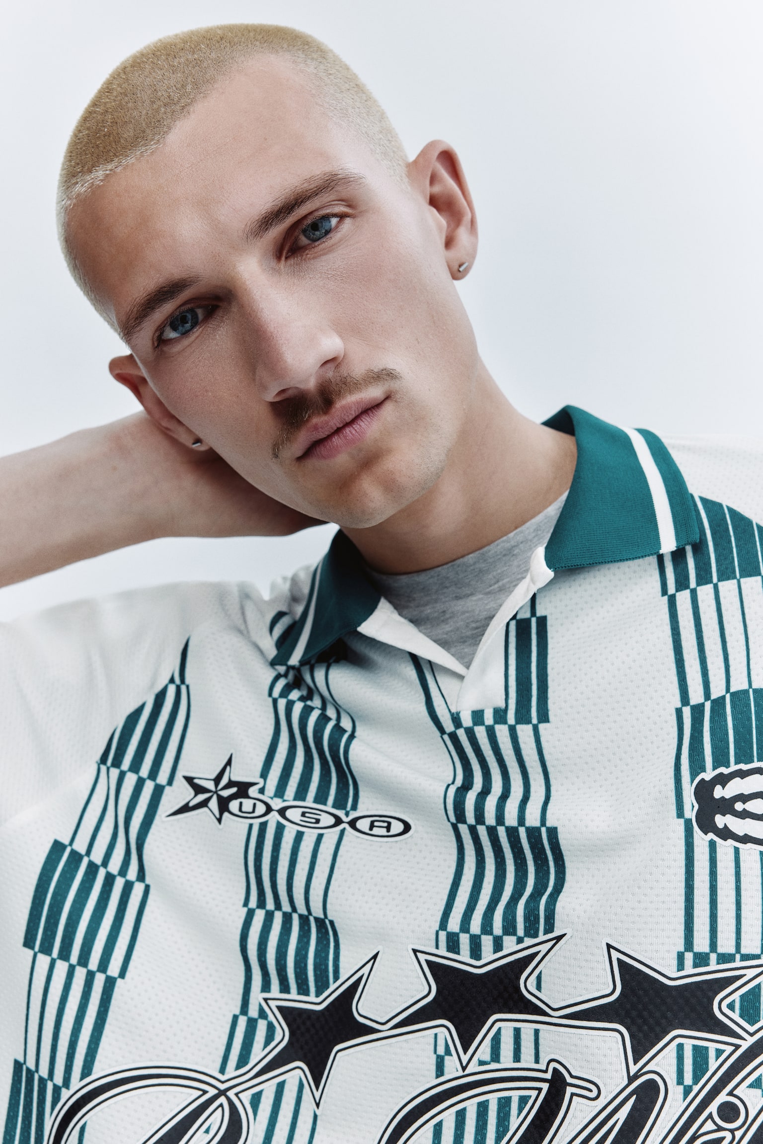 Loose Fit Football shirt - White/Run Wild - 5