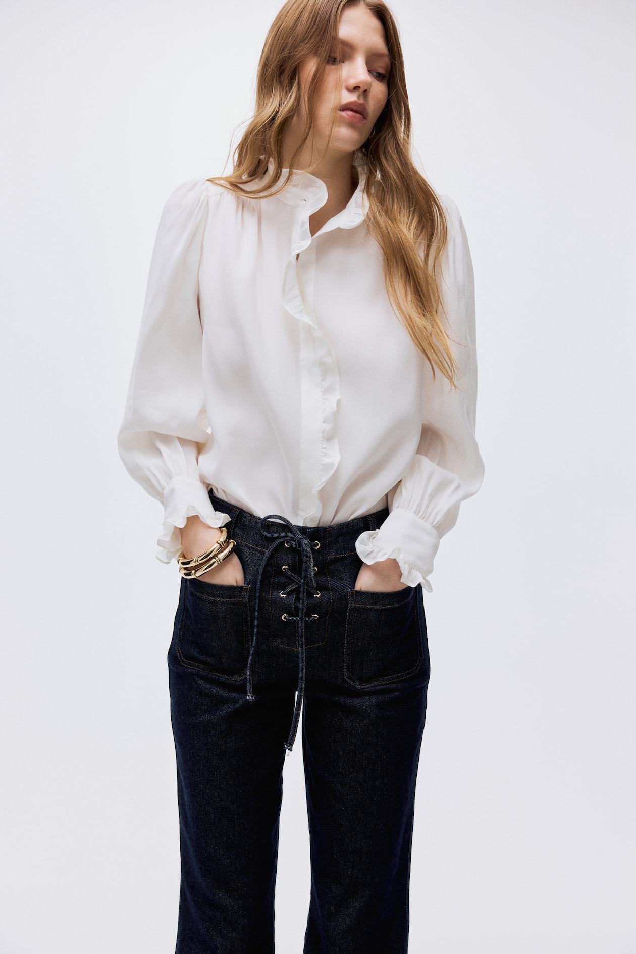 Flared High Jeans