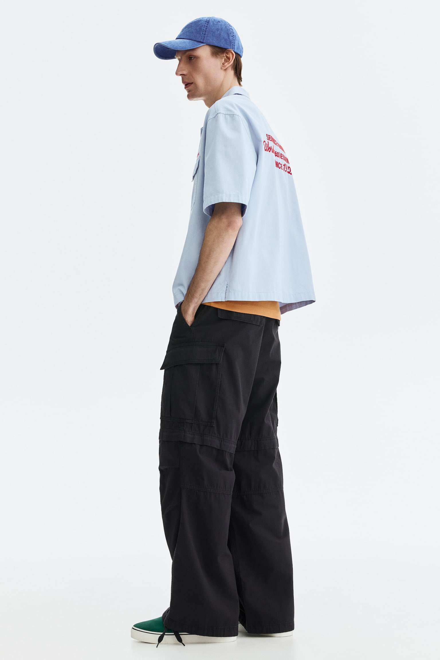 חולצת יוטיליטי עם שרוולים קצרים Relaxed Fit - 5