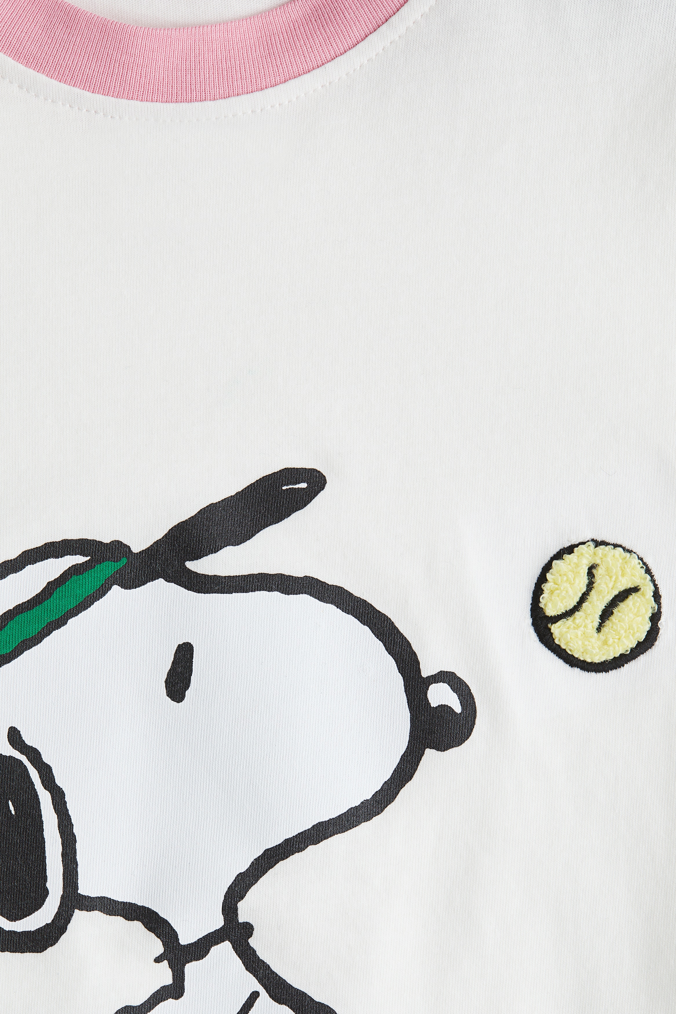 cotton t-shirt with printed motif-image