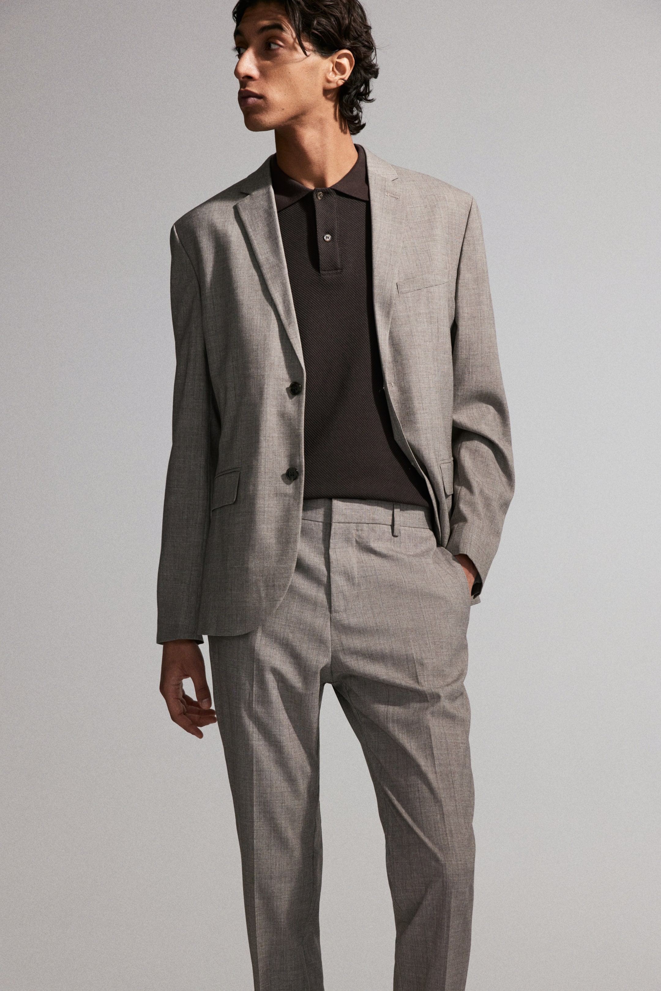 Slim-Fit Suit Pants